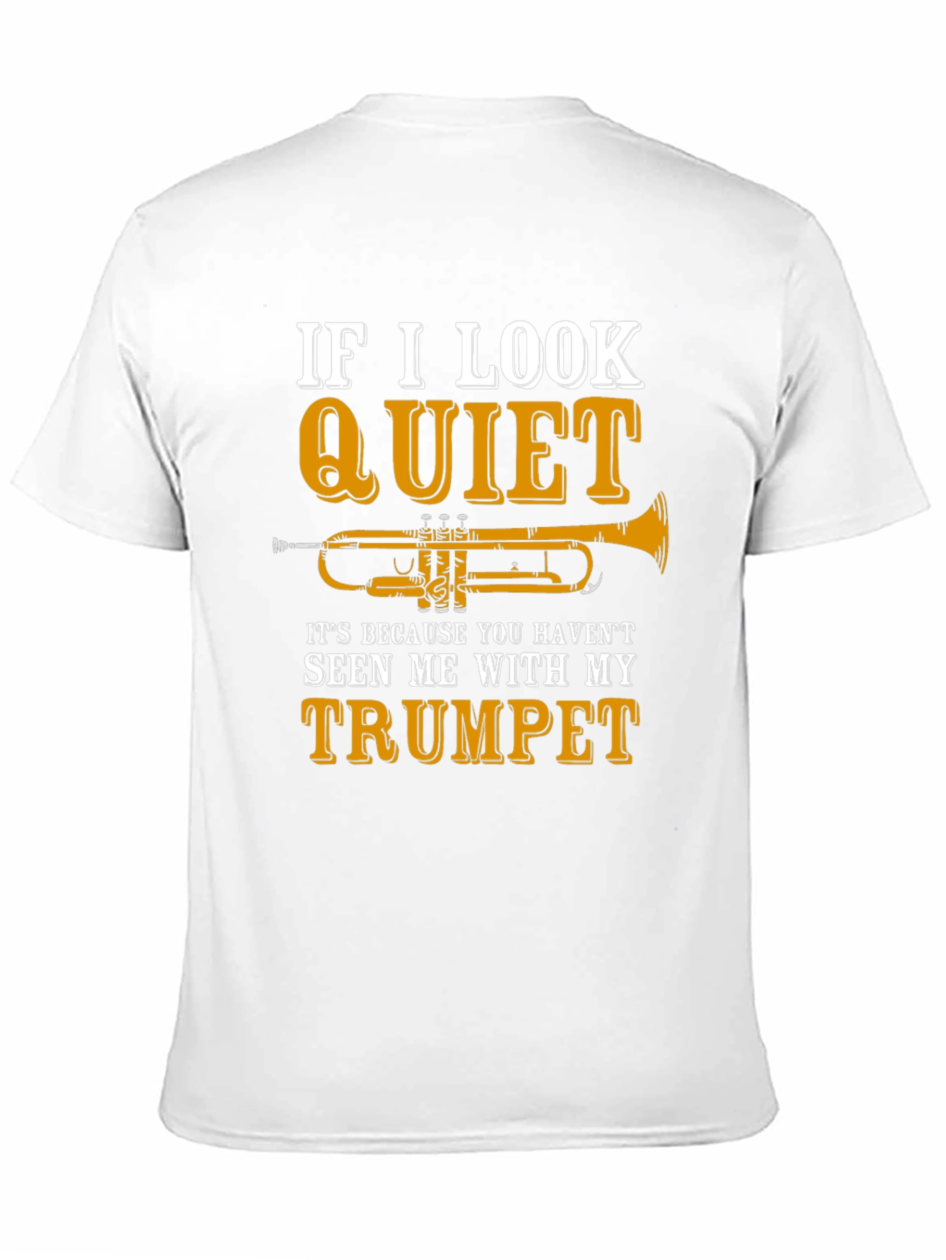 Quiet Trumpet Black T-Shirt
