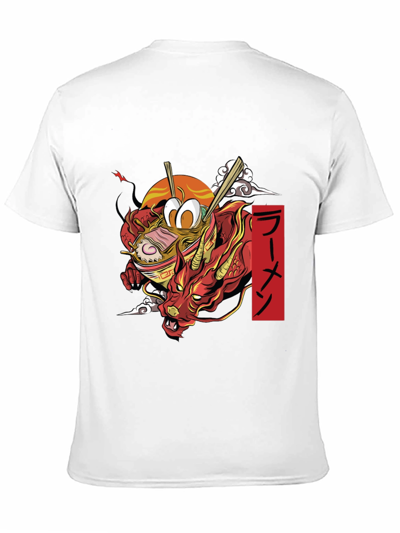 Ramen Dragon Graphic Tee - Unique Anime Style