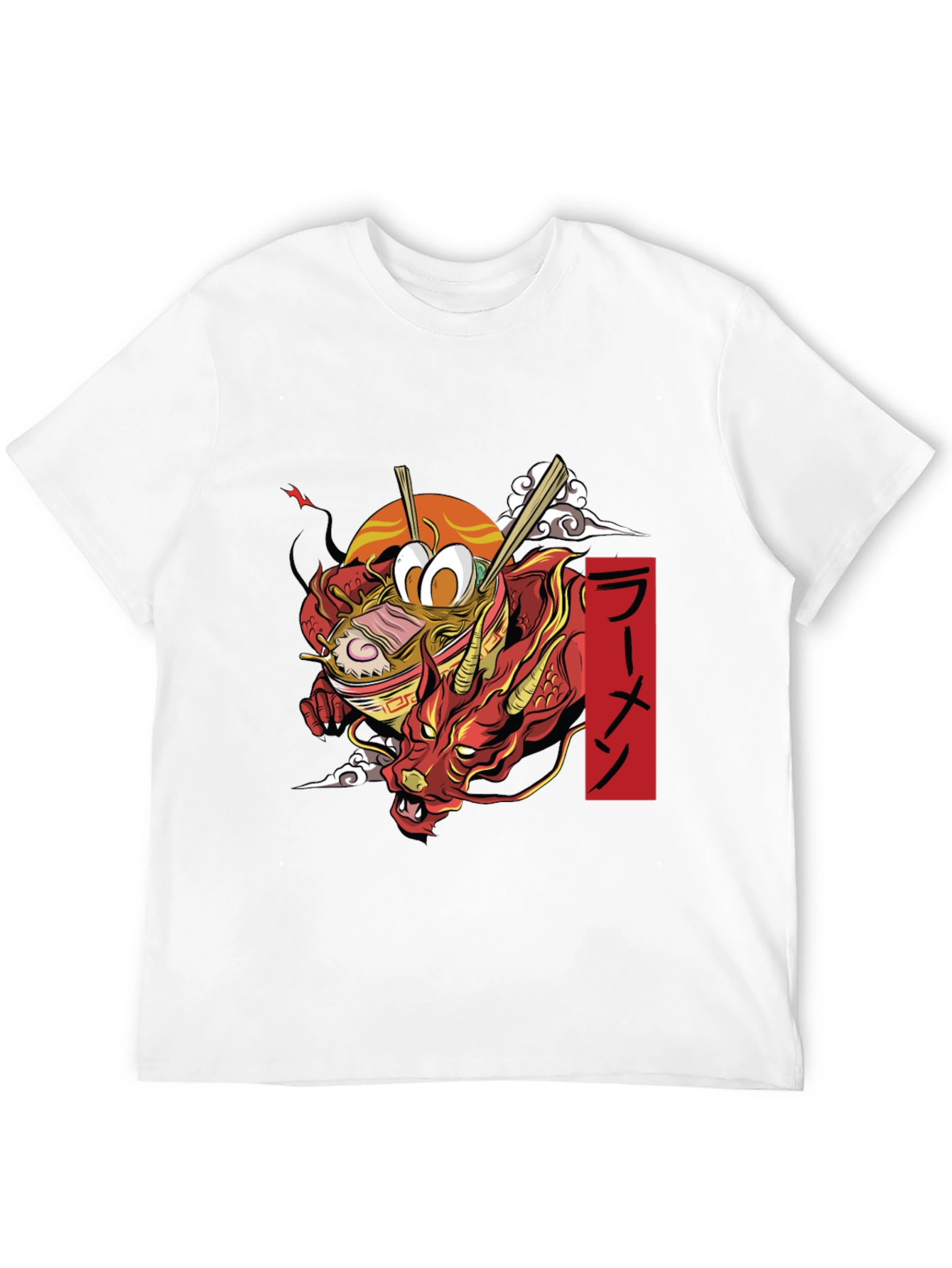 Ramen Dragon Graphic Tee - Unique Anime Style