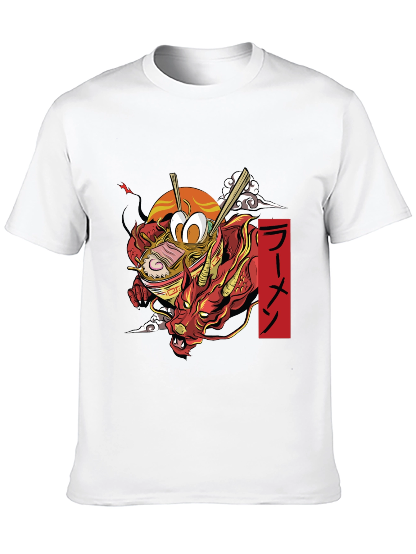 Ramen Dragon Graphic Tee - Unique Anime Style
