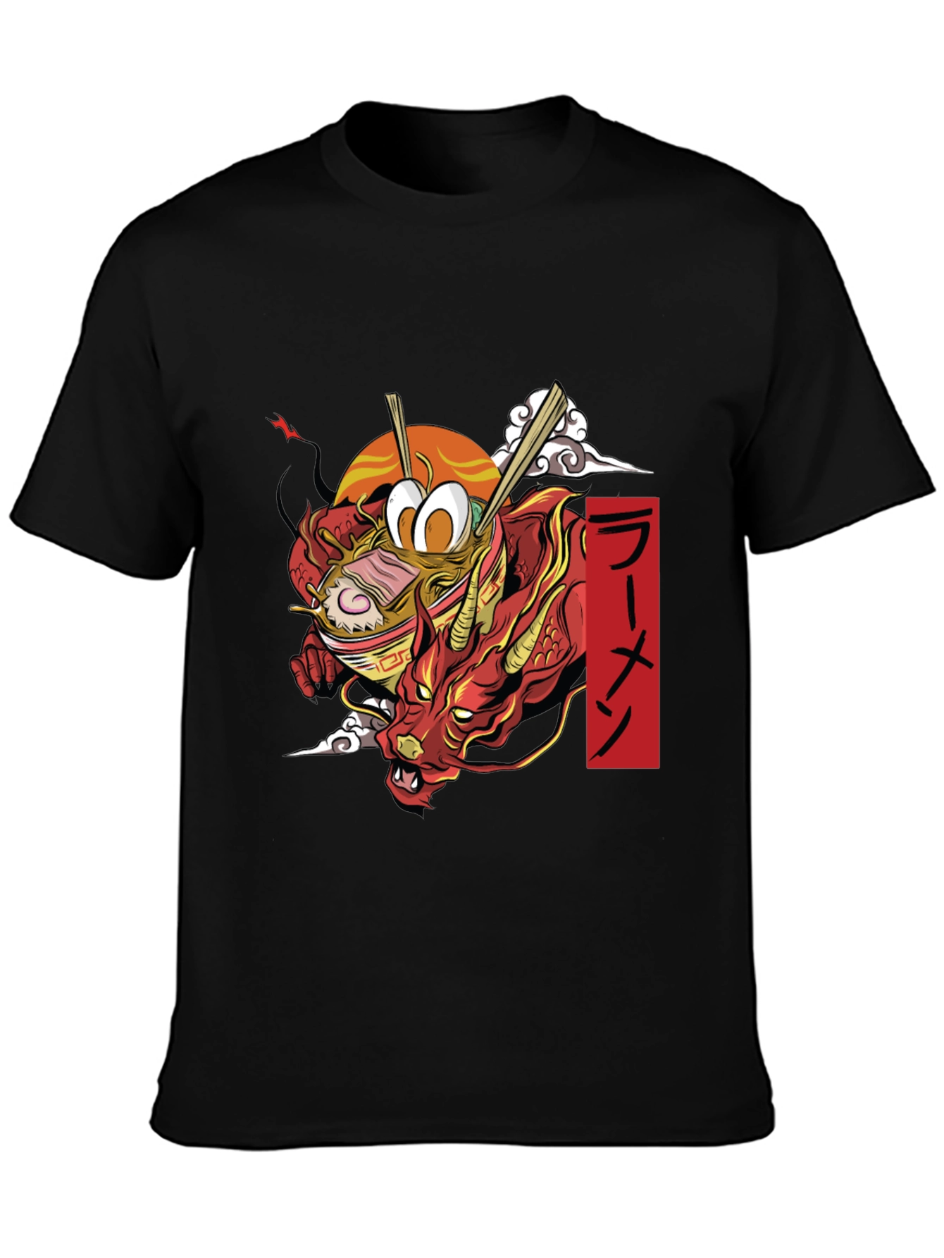 Ramen Dragon Graphic Tee - Unique Anime Style
