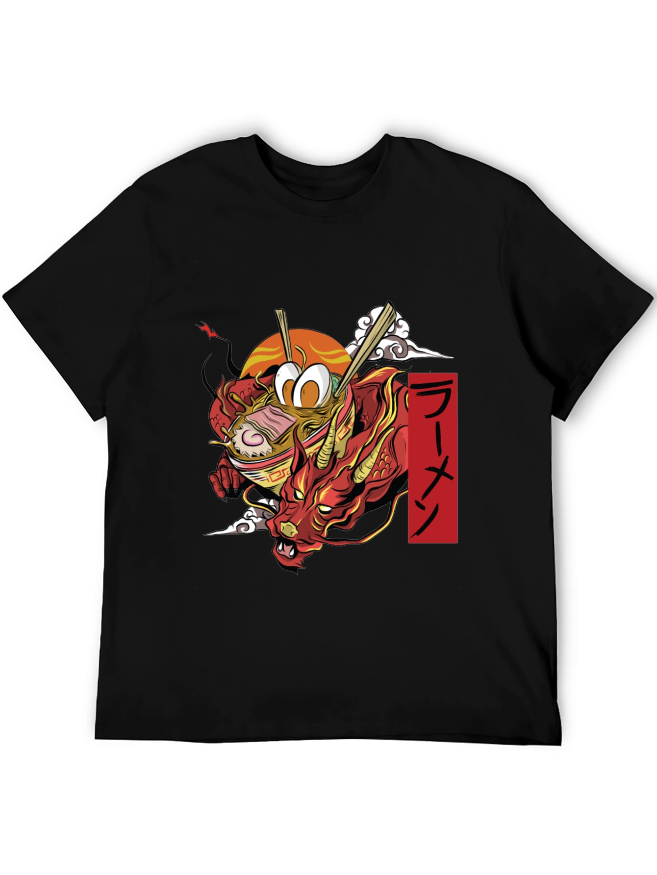 Ramen Dragon Graphic Tee - Unique Anime Style