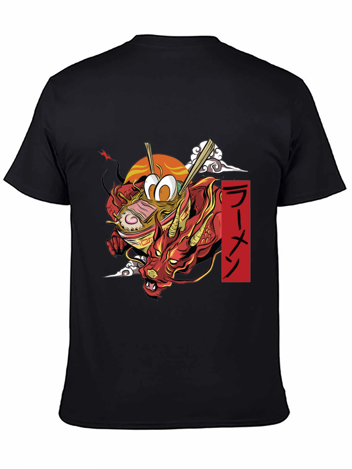 Ramen Dragon Graphic Tee - Unique Anime Style