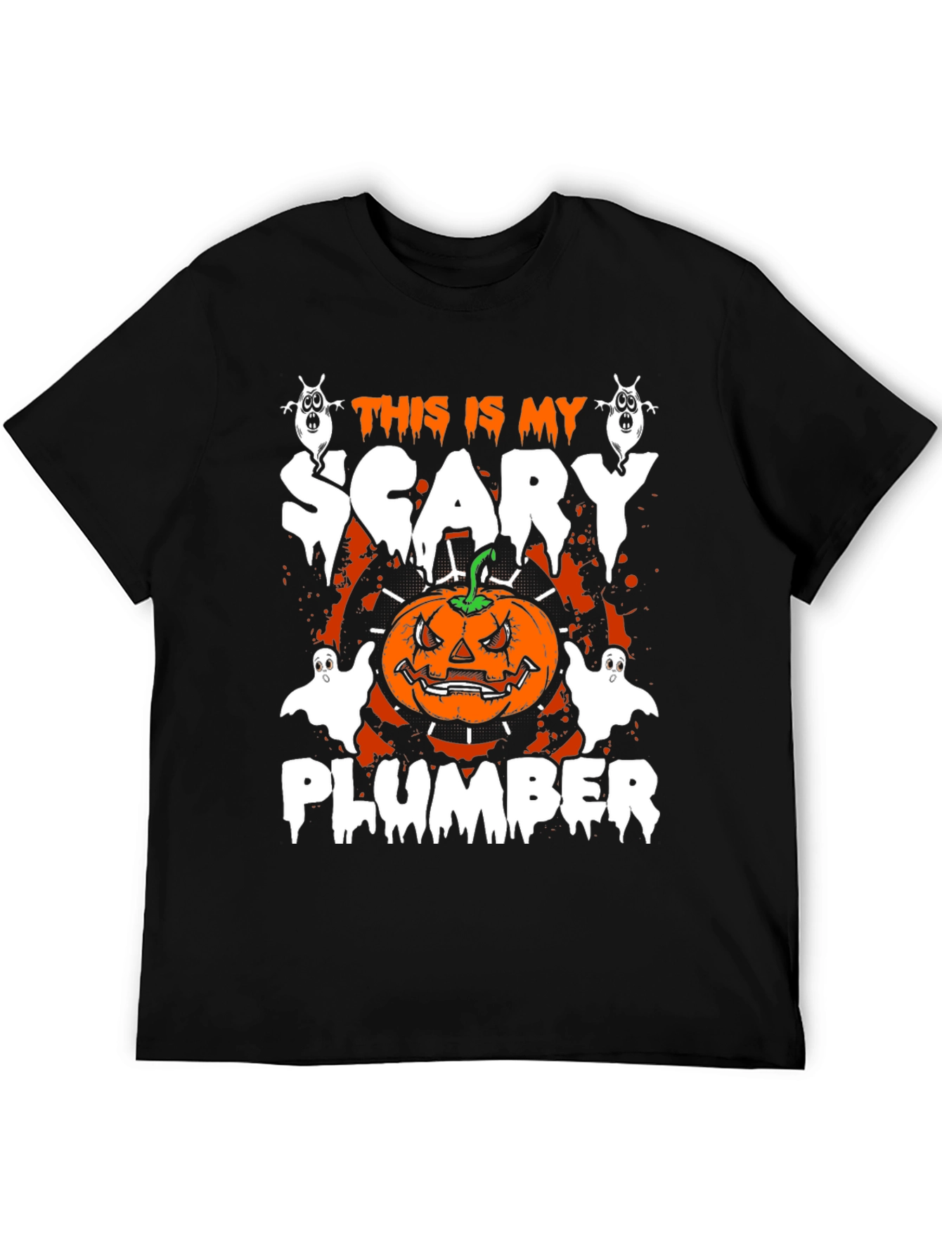 Scary Plumber Halloween T-Shirt