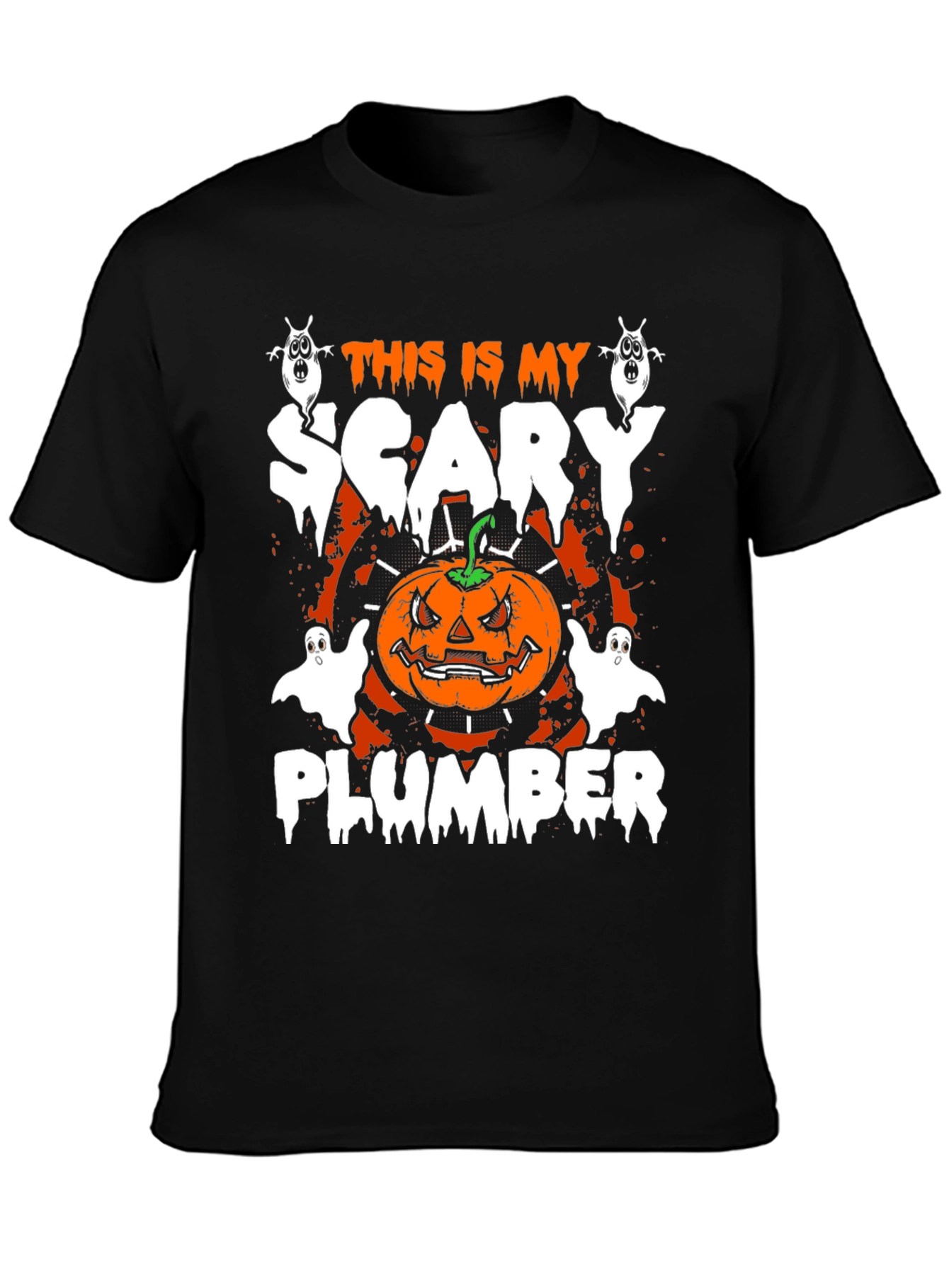 Scary Plumber Halloween T-Shirt
