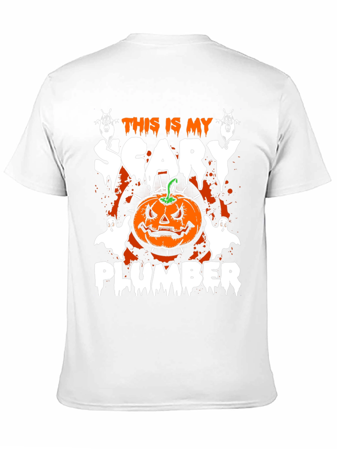 Scary Plumber Halloween T-Shirt