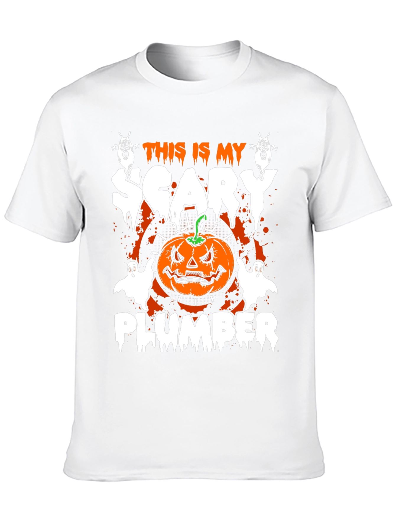 Scary Plumber Halloween T-Shirt