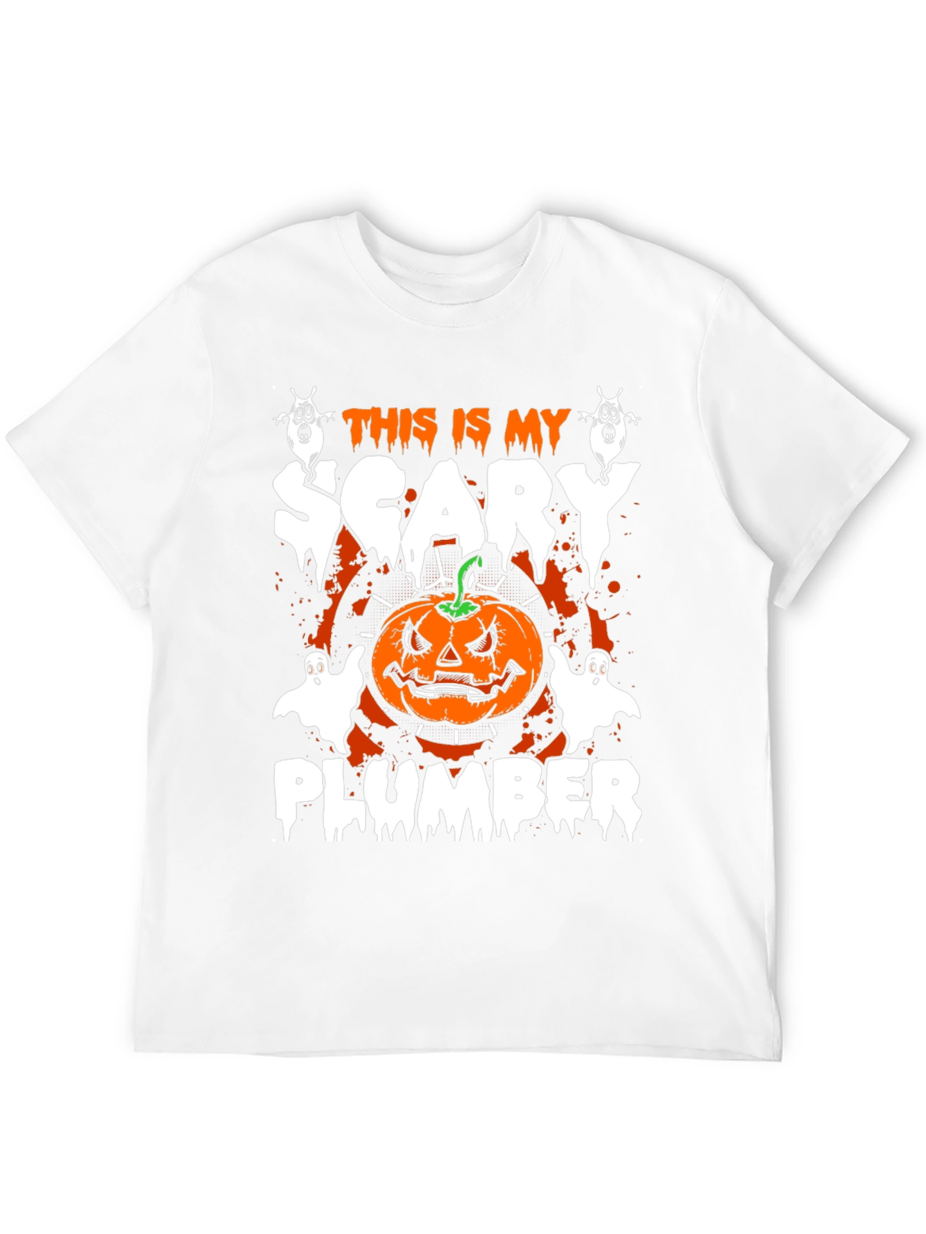 Scary Plumber Halloween T-Shirt