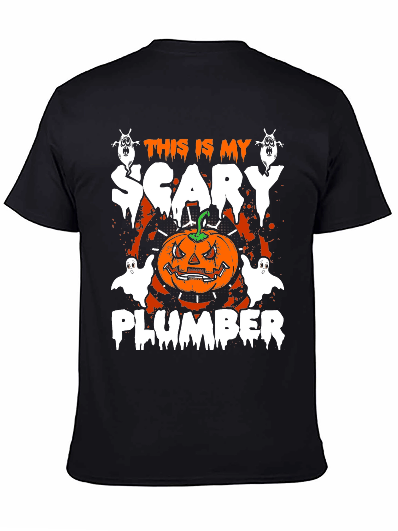 Scary Plumber Halloween T-Shirt