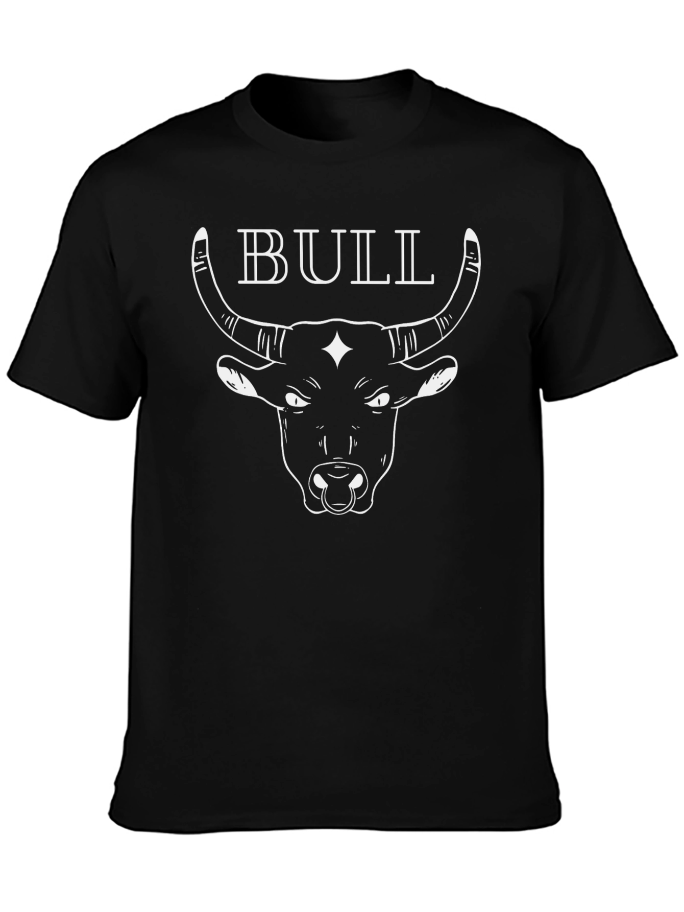 Black Bull Graphic Tee - Edgy Style