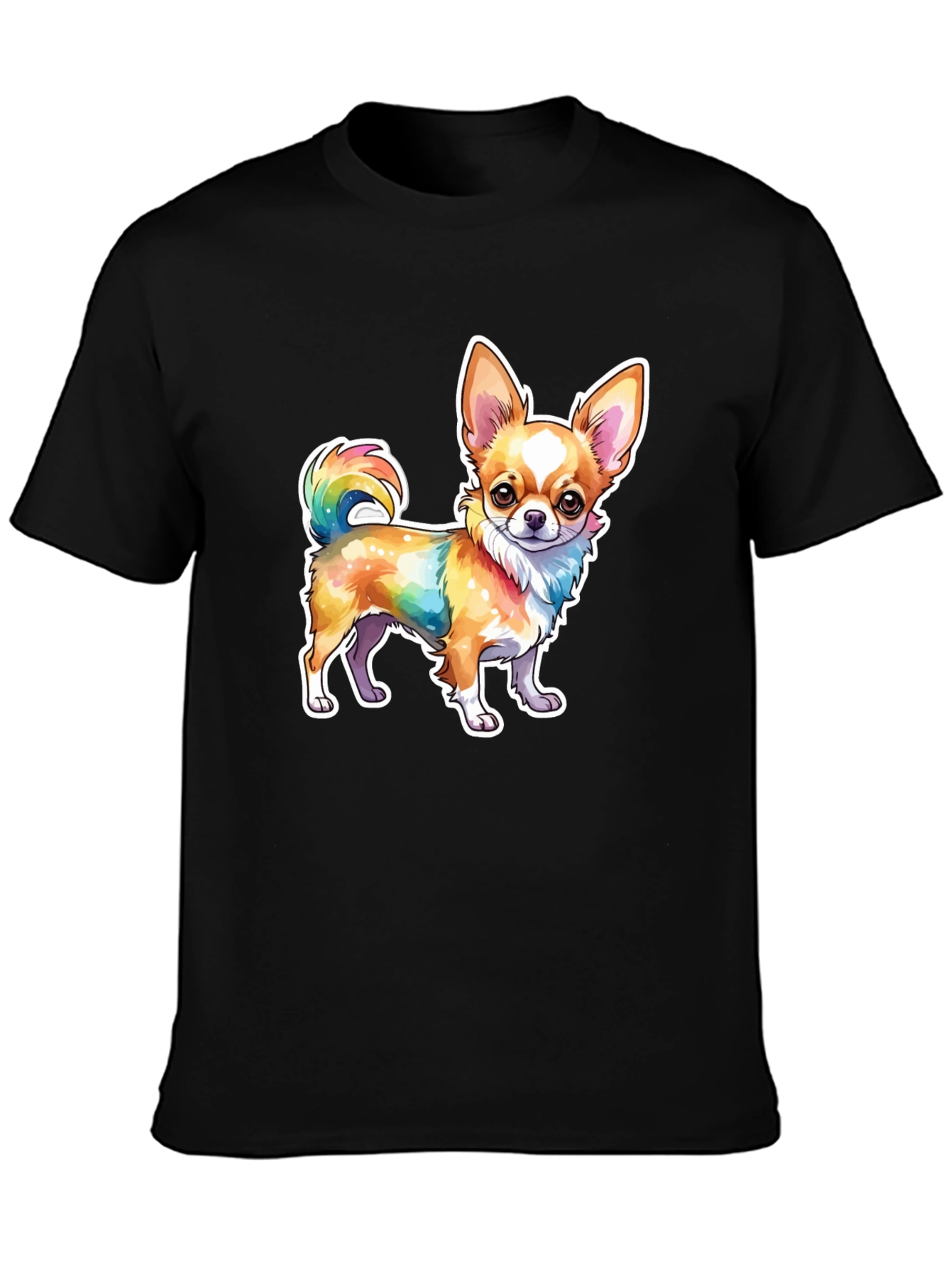 Rainbow Chihuahua Graphic Tee