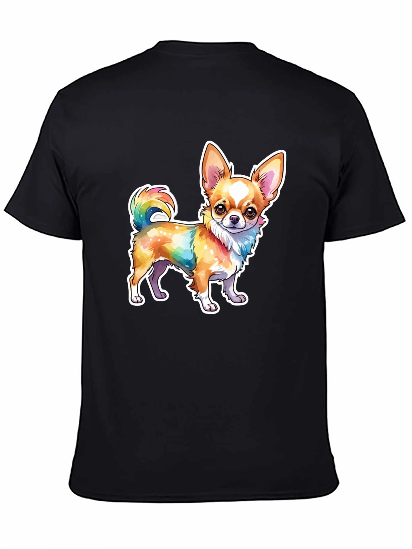 Rainbow Chihuahua Graphic Tee