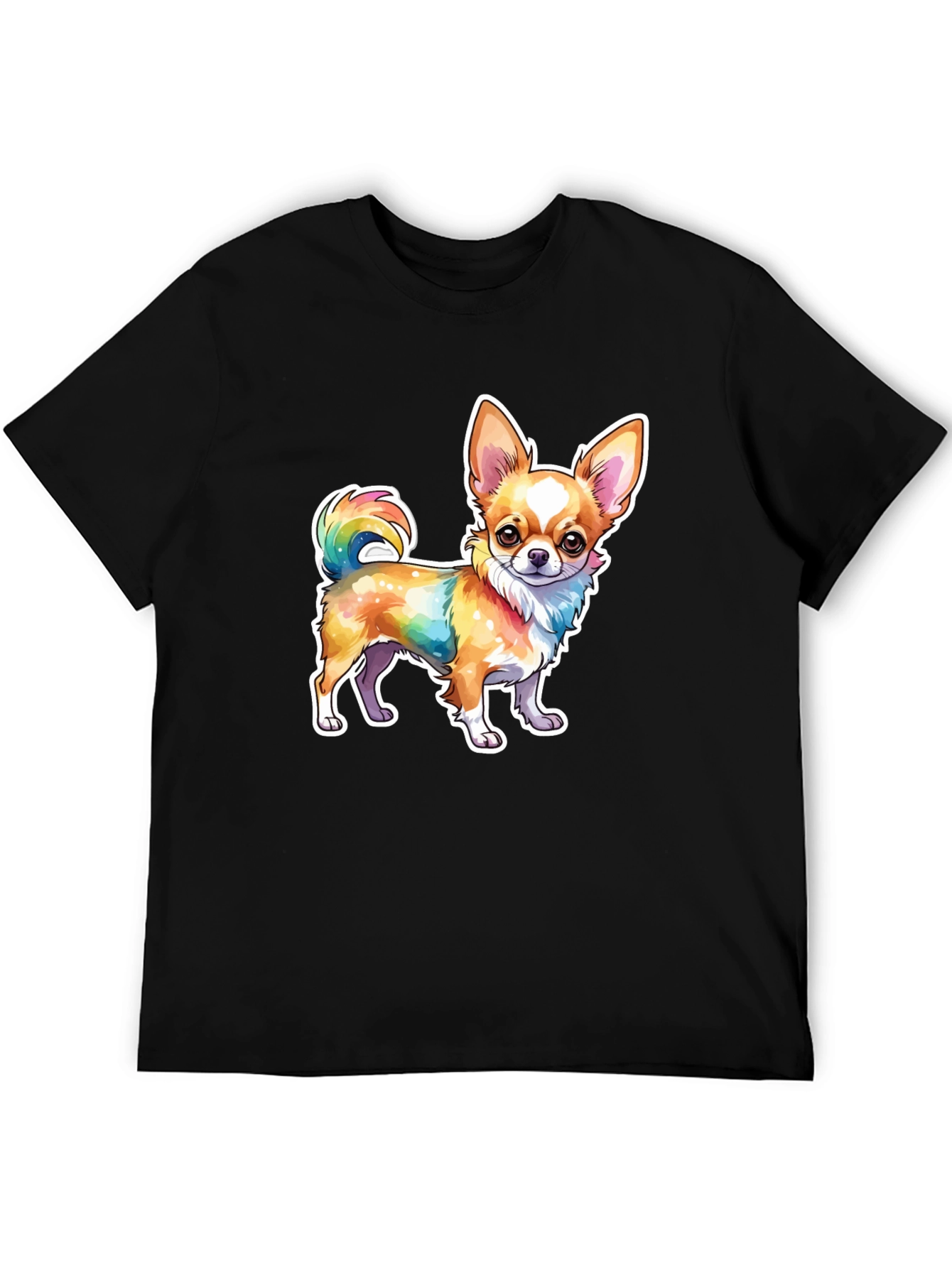 Rainbow Chihuahua Graphic Tee