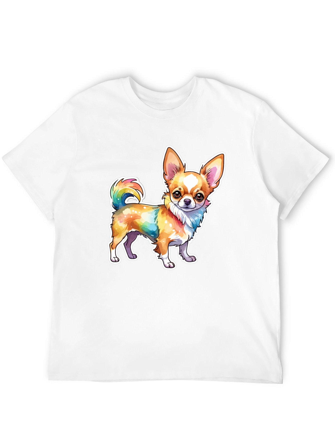 Rainbow Chihuahua Graphic Tee