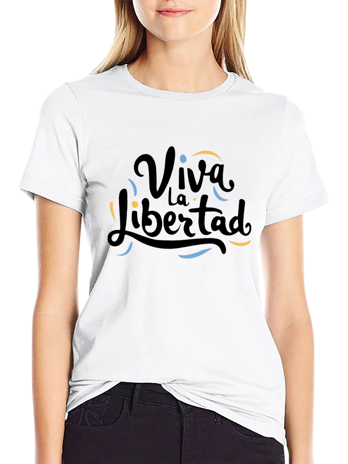 Viva La Libertad Graphic T-Shirt - Black
