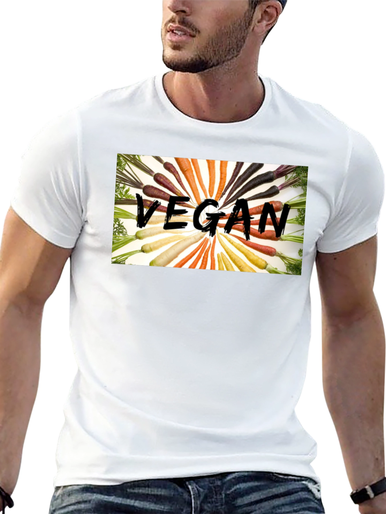 Vegan Carrot T-Shirt - Stylish & Comfortable!