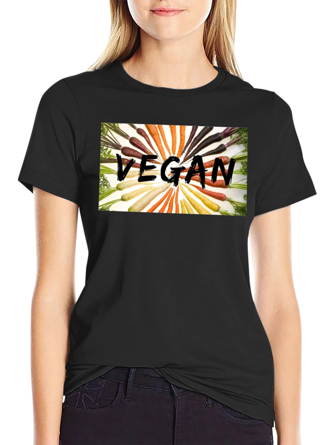 Vegan Carrot T-Shirt - Stylish & Comfortable!