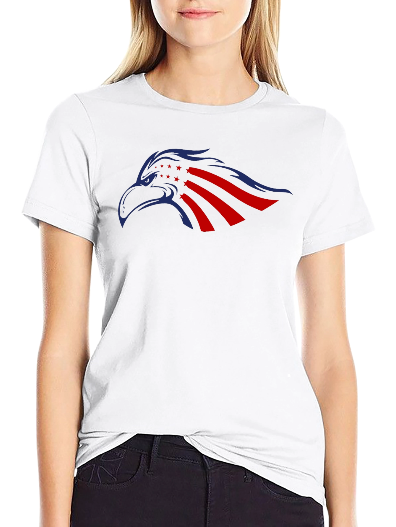 American Eagle Graphic T-Shirt - Patriotic Style