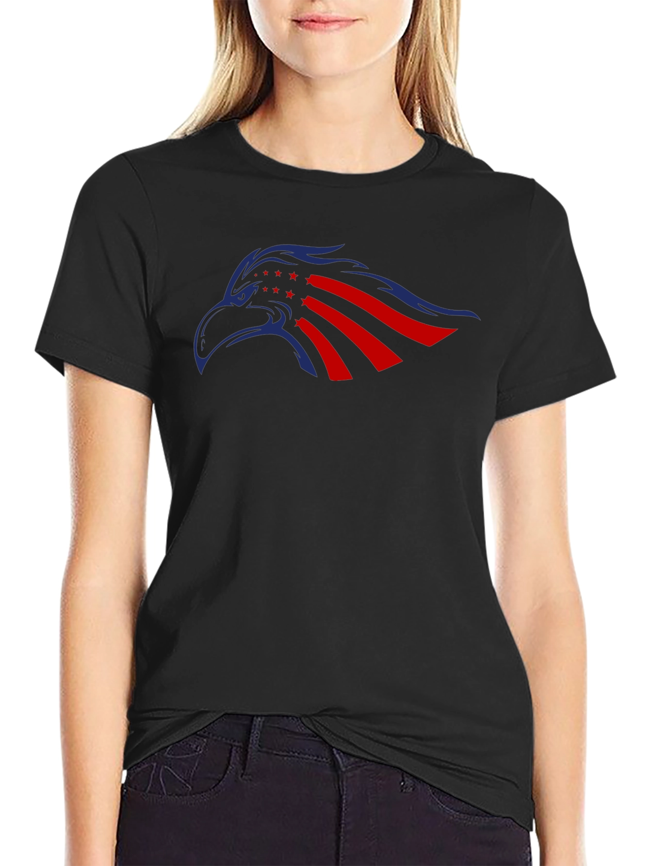 American Eagle Graphic T-Shirt - Patriotic Style