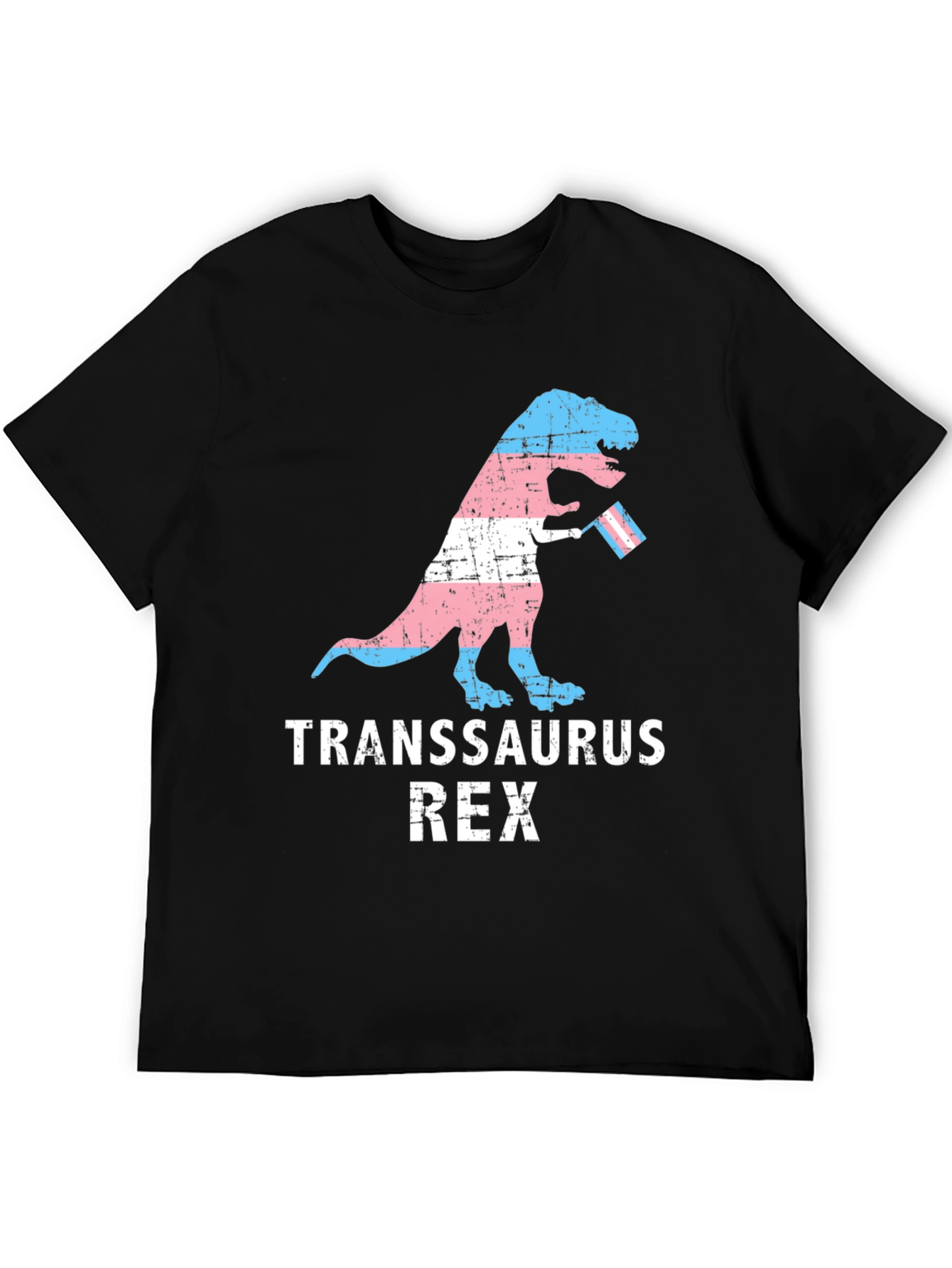 Transsaurus Rex T-Shirt - LGBTQ+ Pride Dinosaur Tee