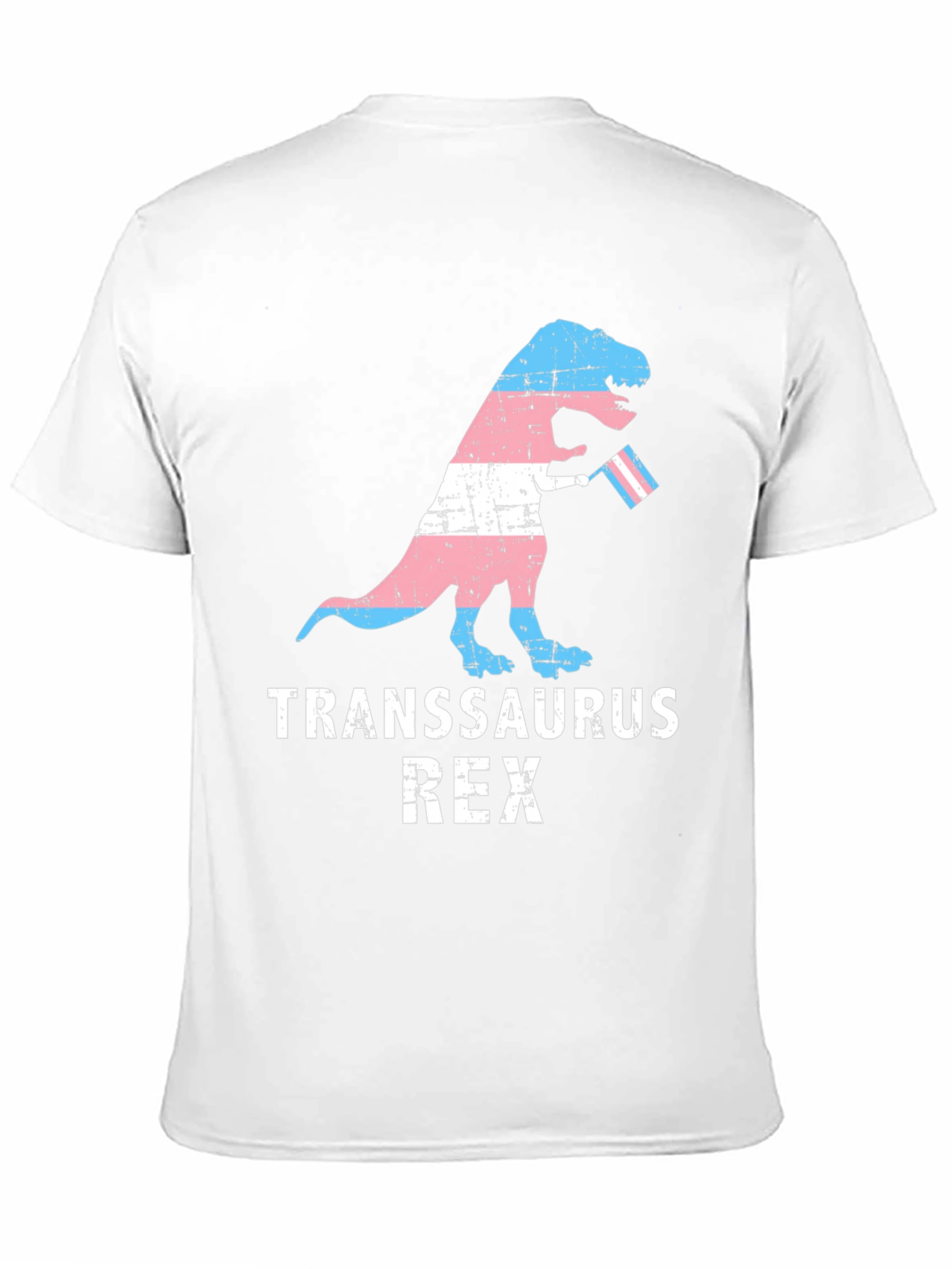 Transsaurus Rex T-Shirt - LGBTQ+ Pride Dinosaur Tee