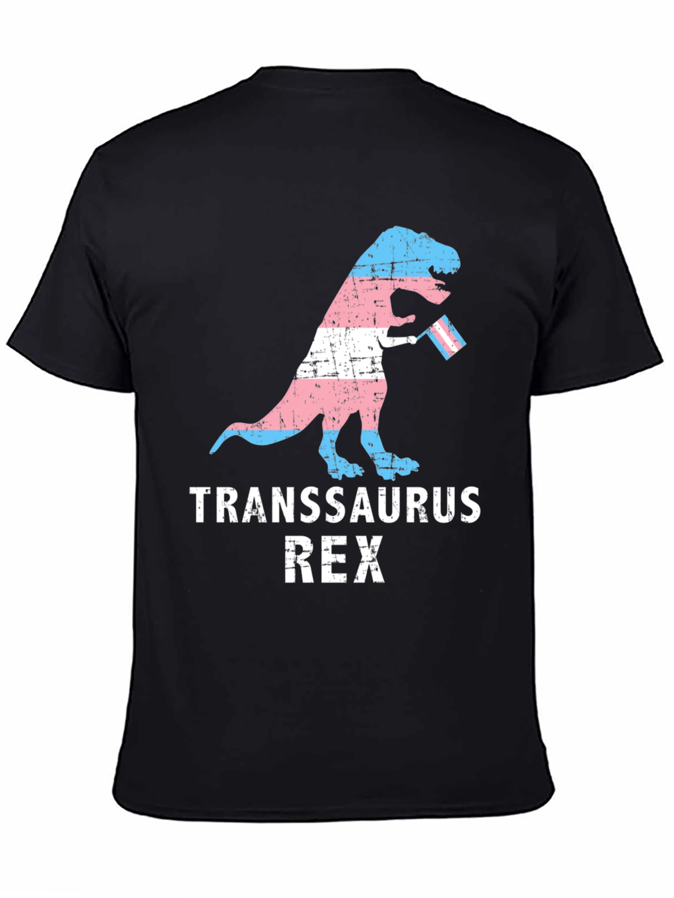 Transsaurus Rex T-Shirt - LGBTQ+ Pride Dinosaur Tee