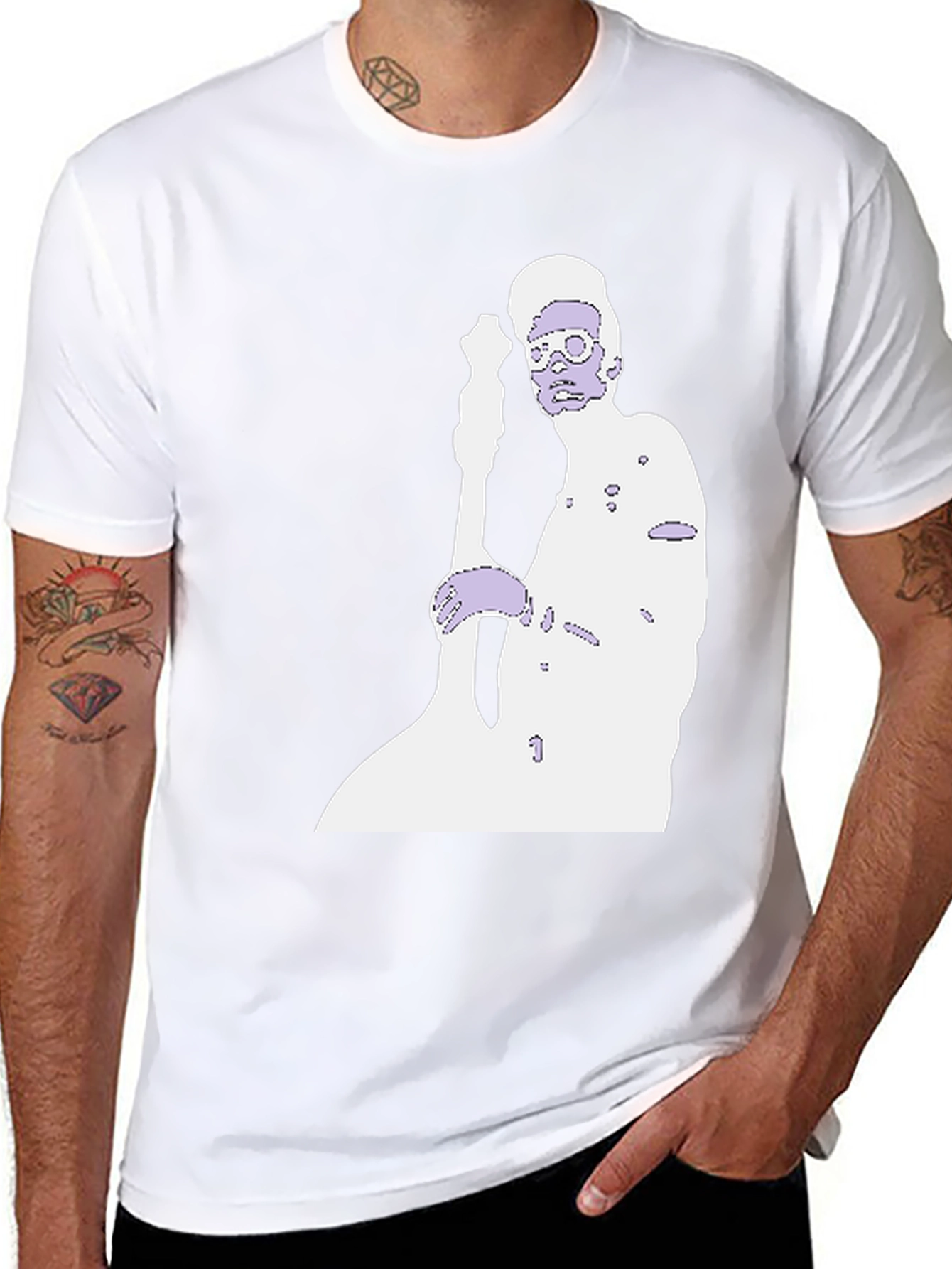 Retro Style Musician Graphic Tee
