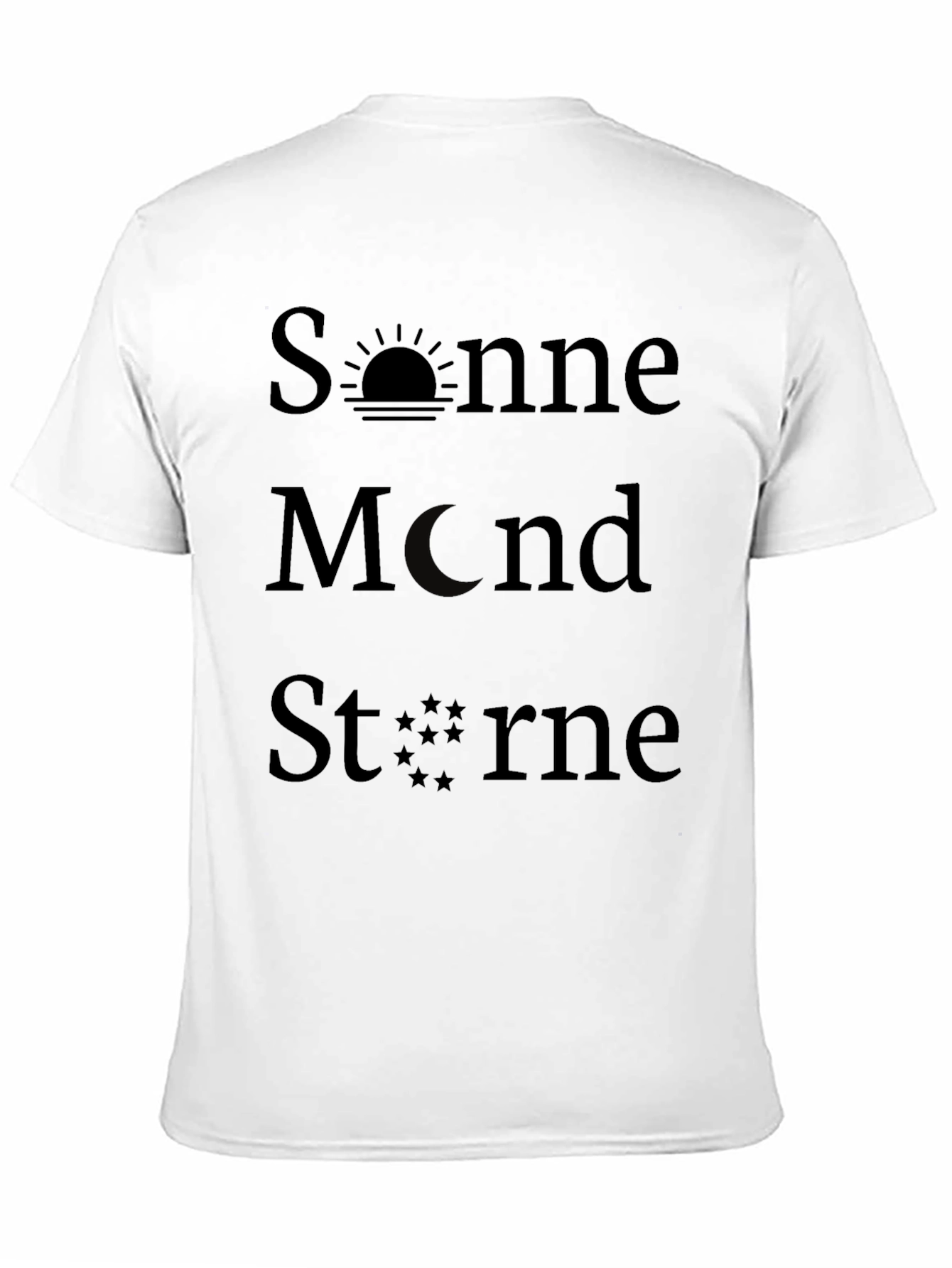 Sonne Mond Sterne Graphic T-Shirt