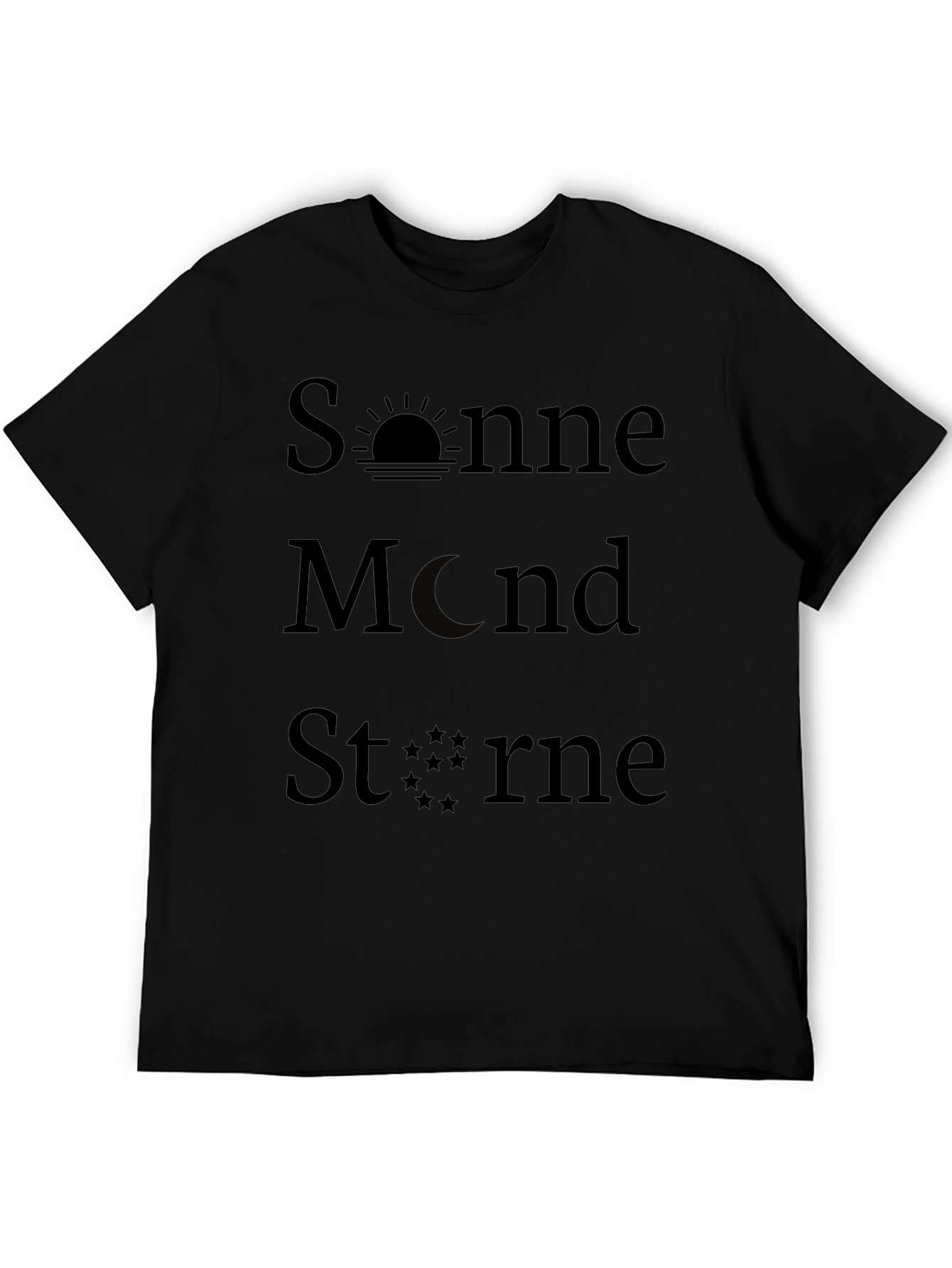 Sonne Mond Sterne Graphic T-Shirt