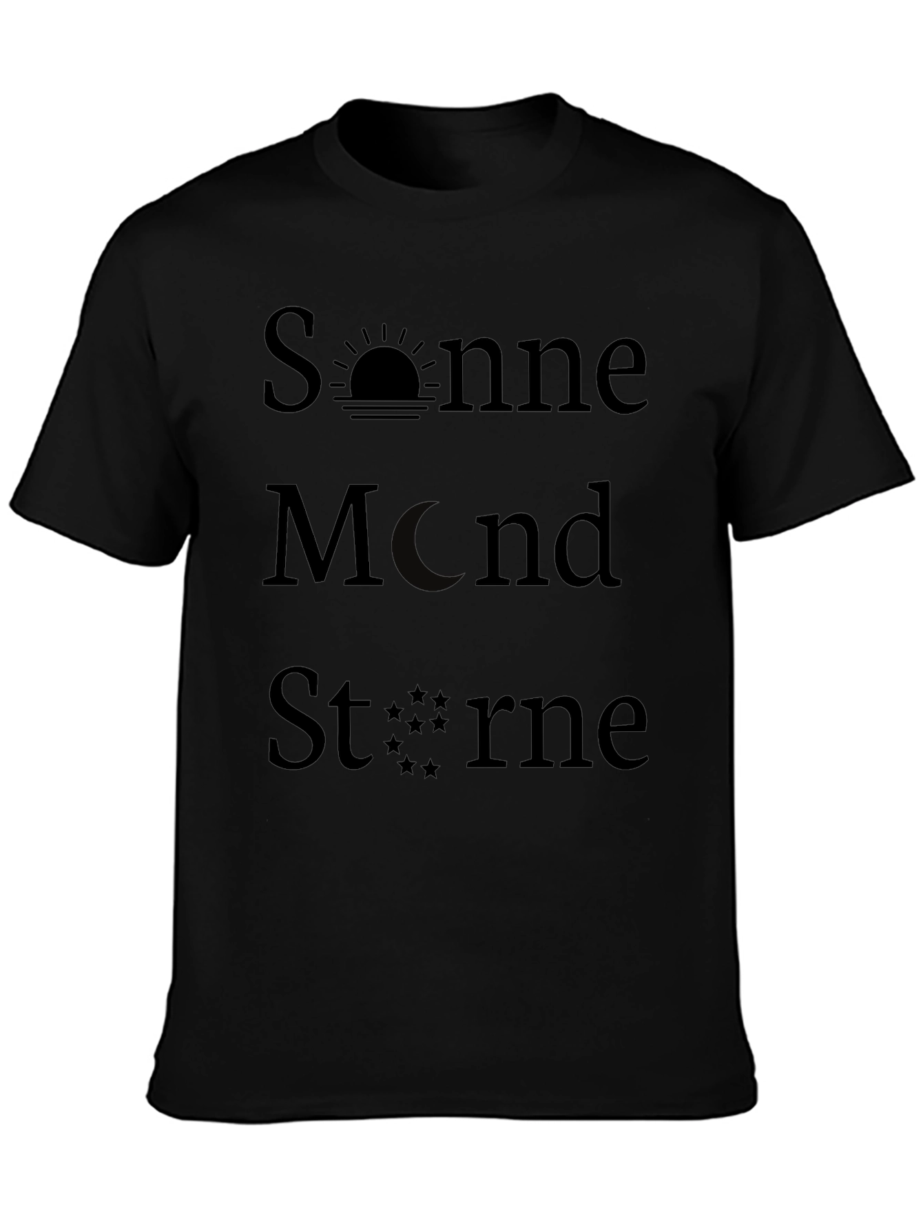 Sonne Mond Sterne Graphic T-Shirt