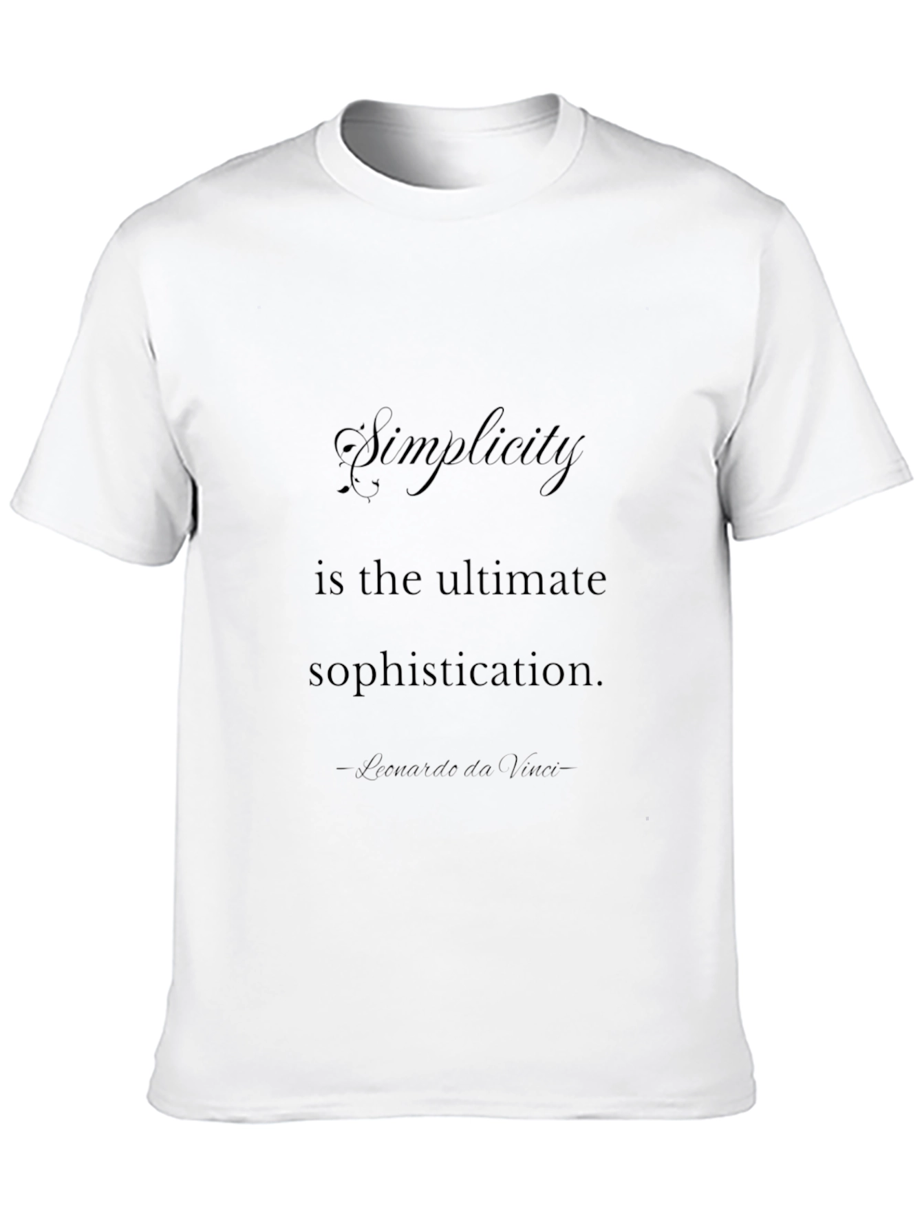Simplicity Quote T-Shirt