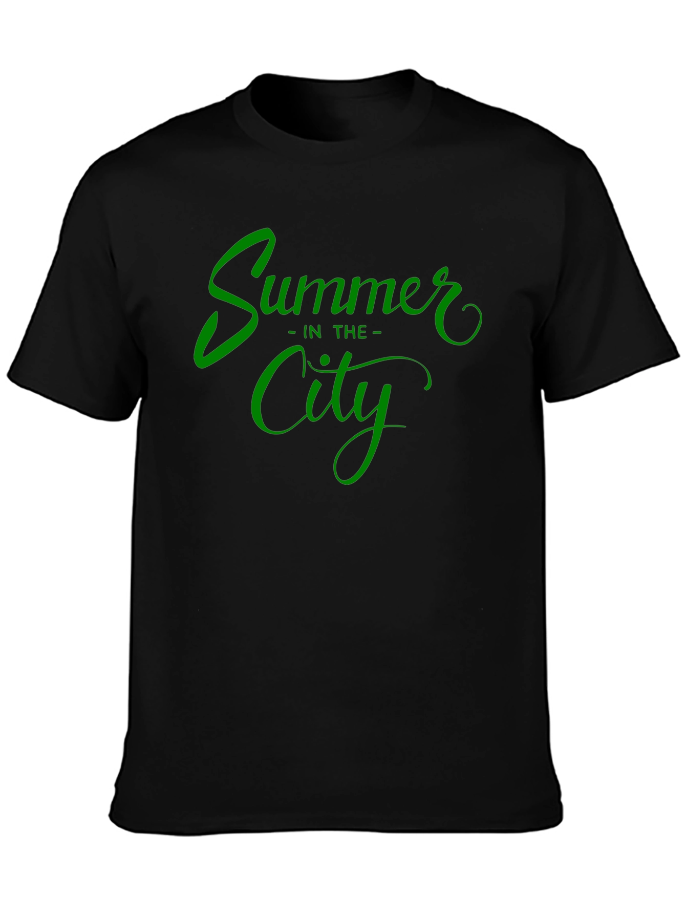 Summer in the City Black Graphic Tee