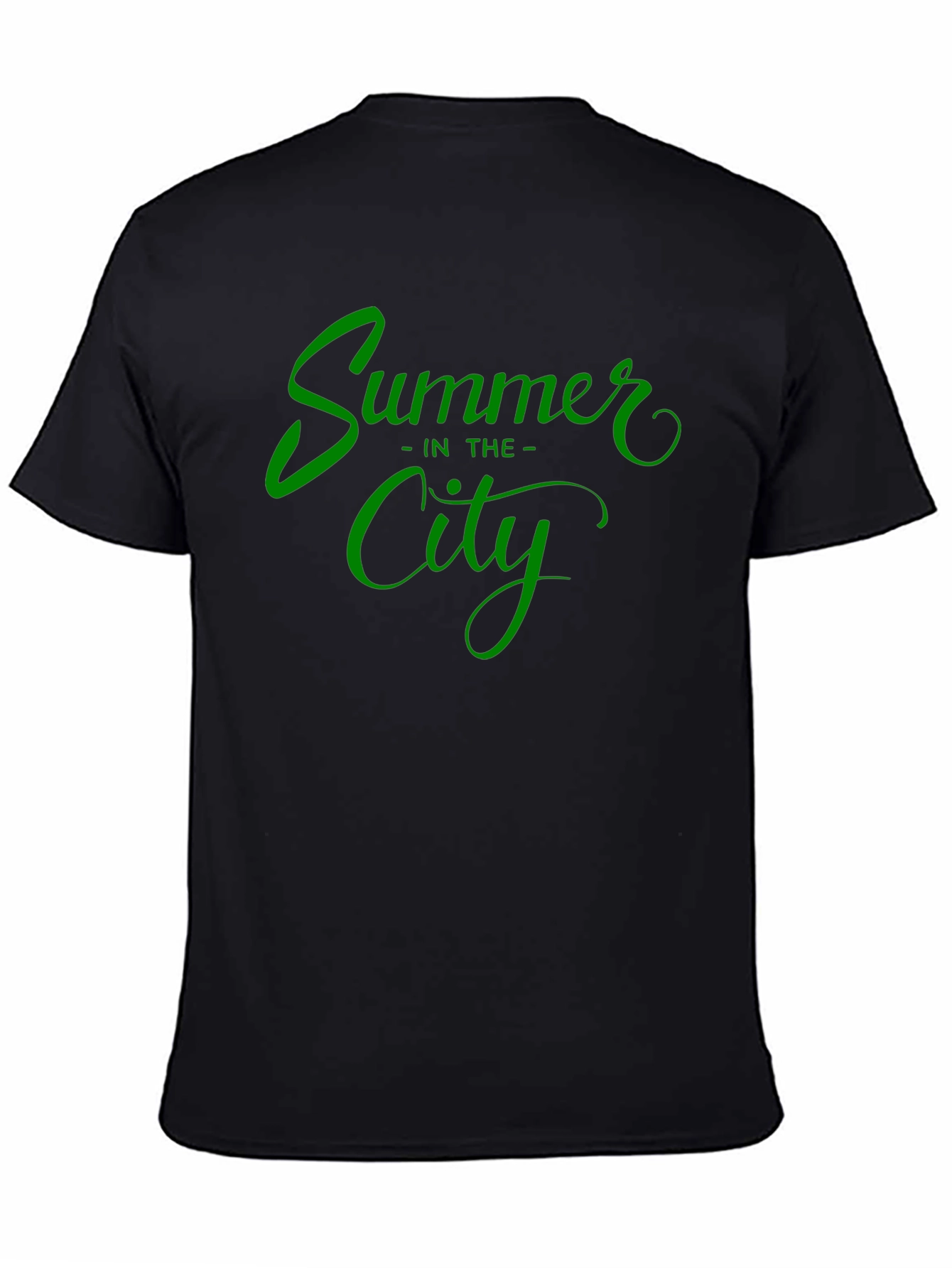 Summer in the City Black Graphic Tee
