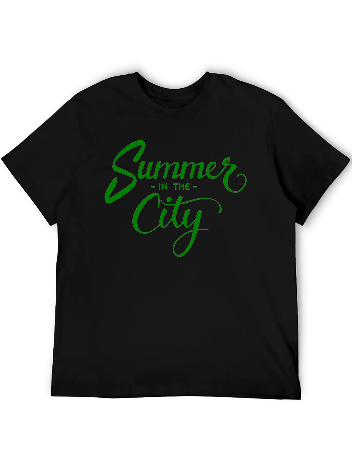 Summer in the City Black Graphic Tee