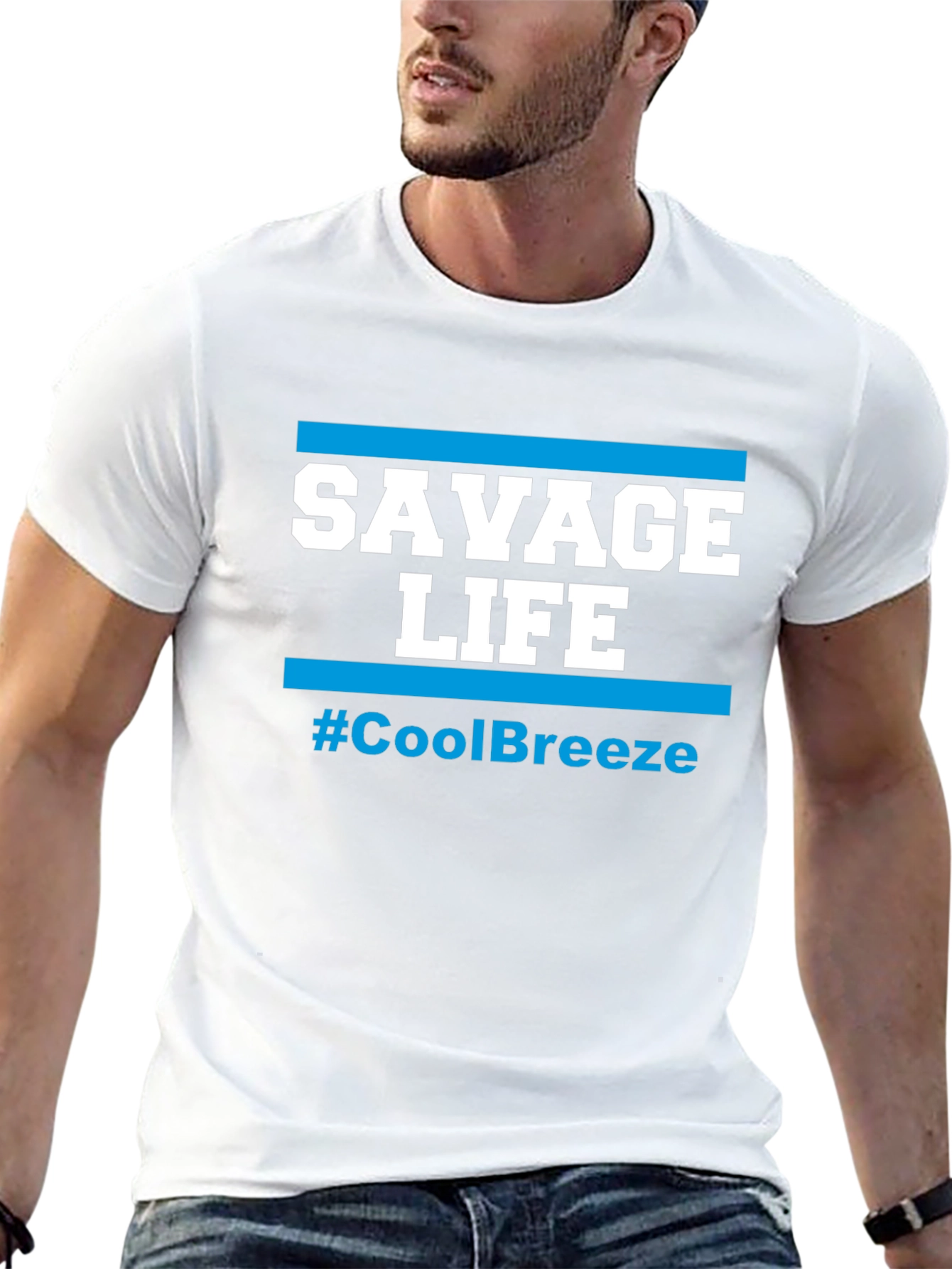 Savage Life Cool Breeze Graphic Tee