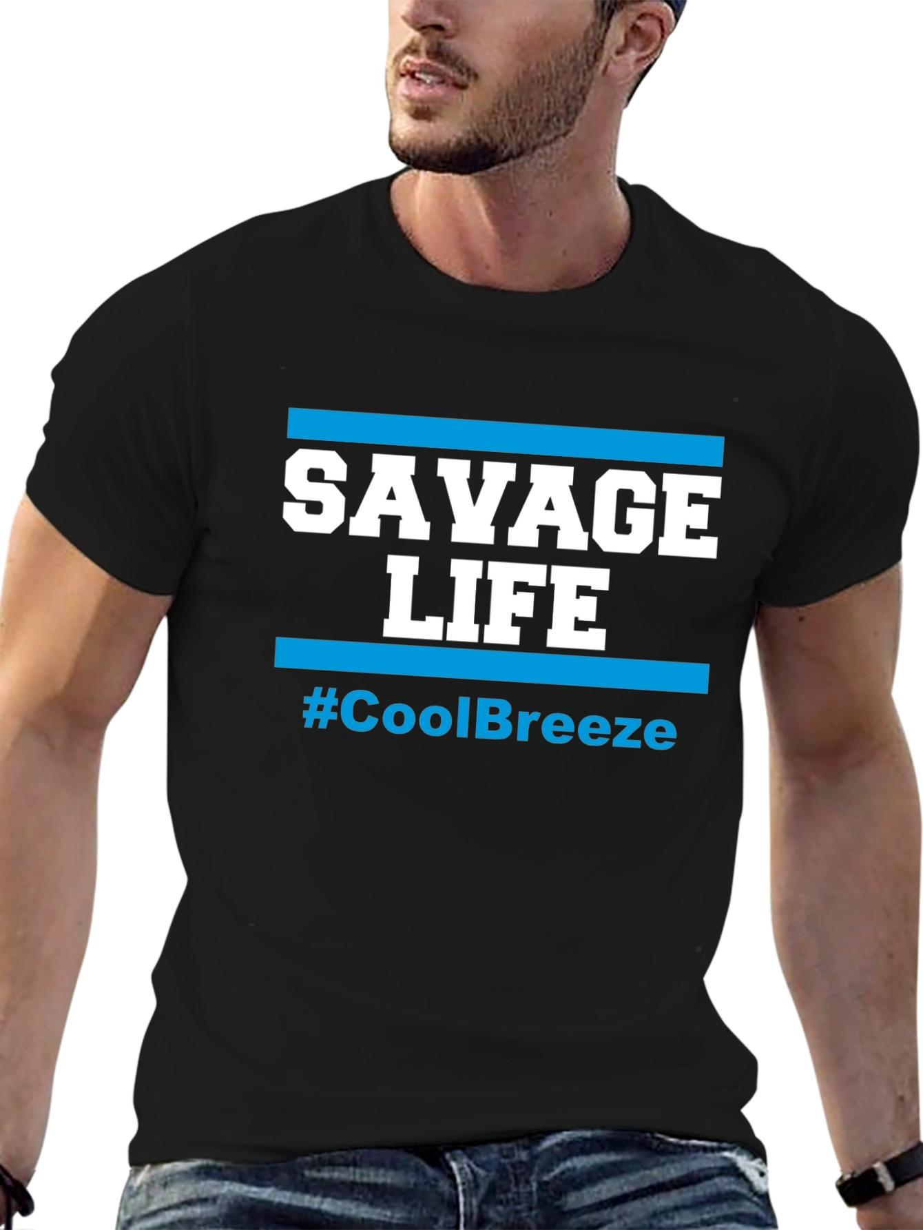 Savage Life Cool Breeze Graphic Tee