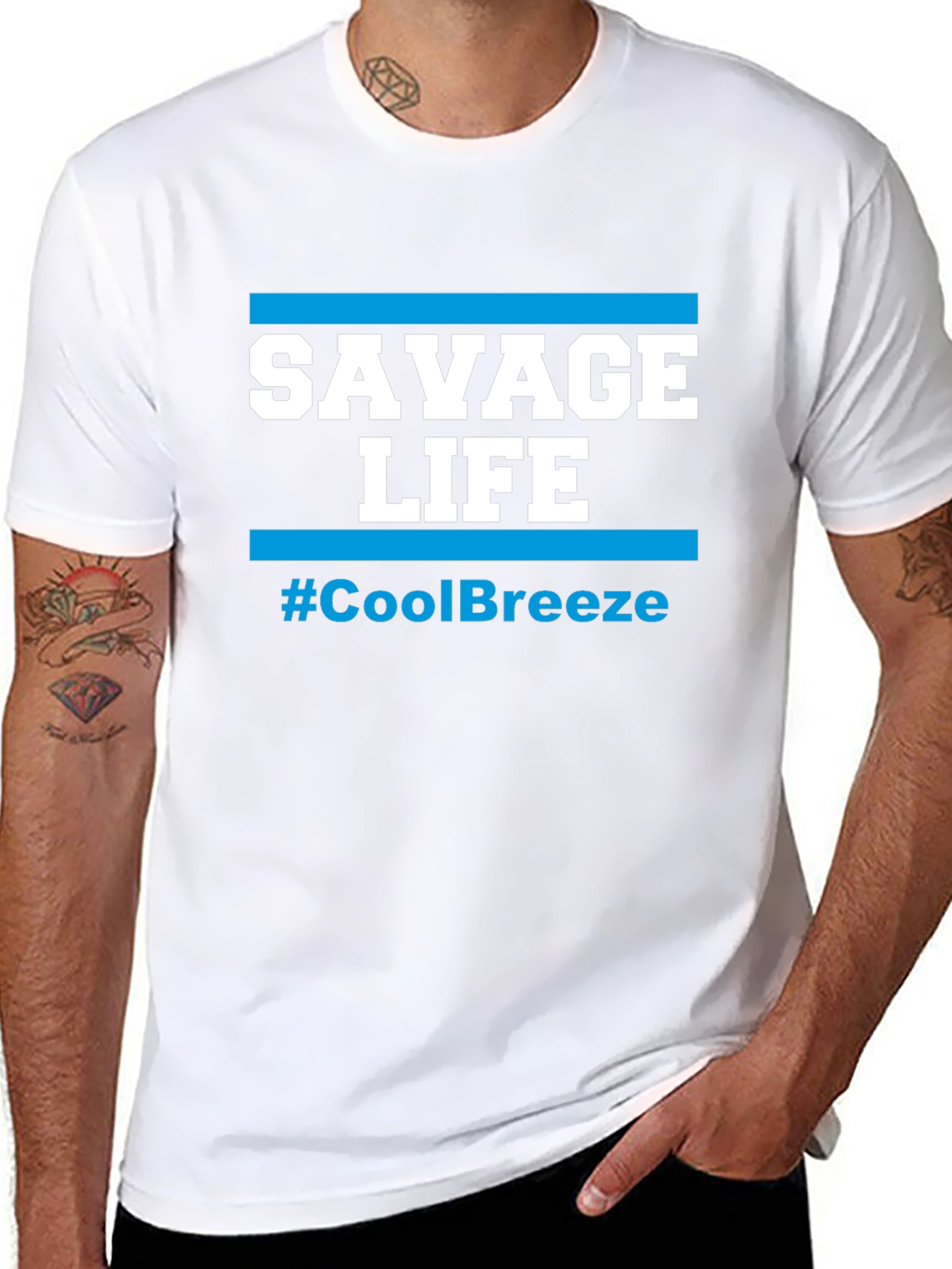 Savage Life Cool Breeze Graphic Tee