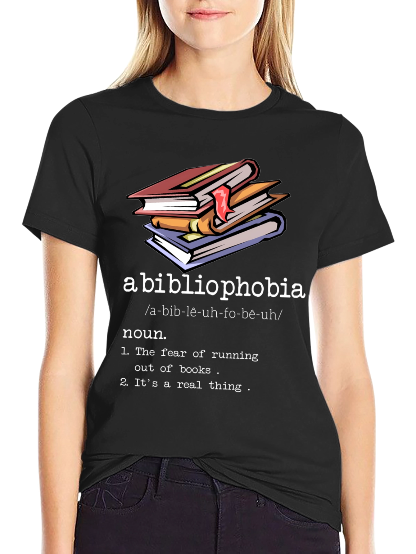 Abibliophobia Definition T-Shirt