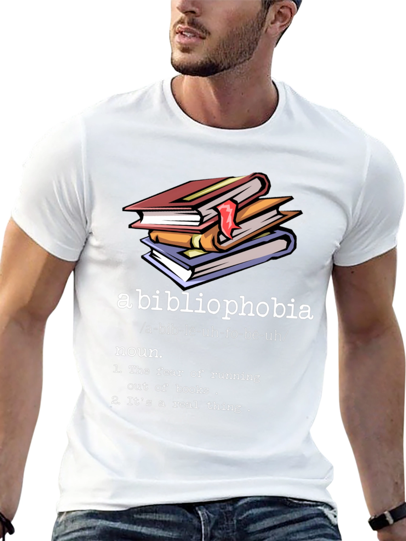 Abibliophobia Definition T-Shirt