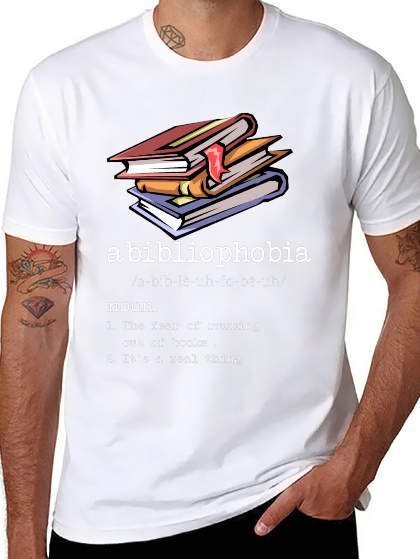 Abibliophobia Definition T-Shirt