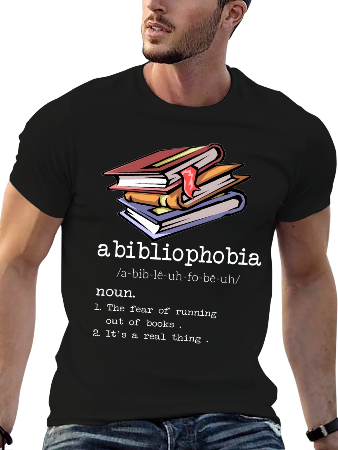Abibliophobia Definition T-Shirt