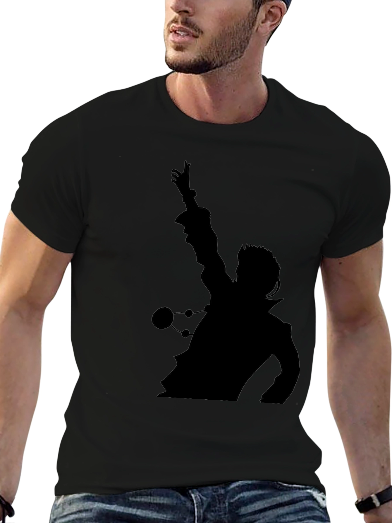 Silhouette Graphic Tee - Mens Black T-Shirt