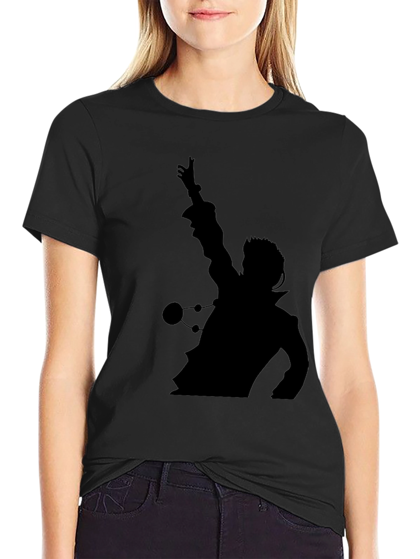 Silhouette Graphic Tee - Mens Black T-Shirt