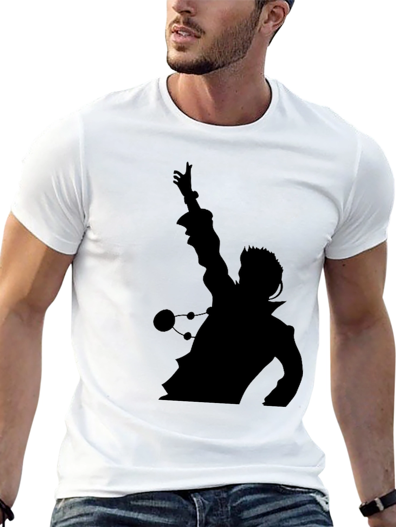 Silhouette Graphic Tee - Mens Black T-Shirt