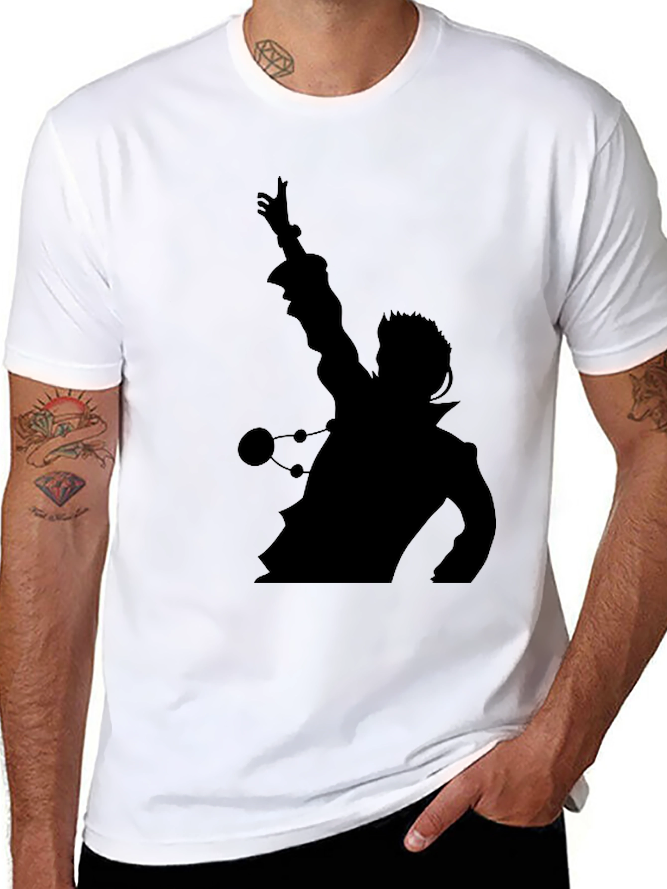 Silhouette Graphic Tee - Mens Black T-Shirt