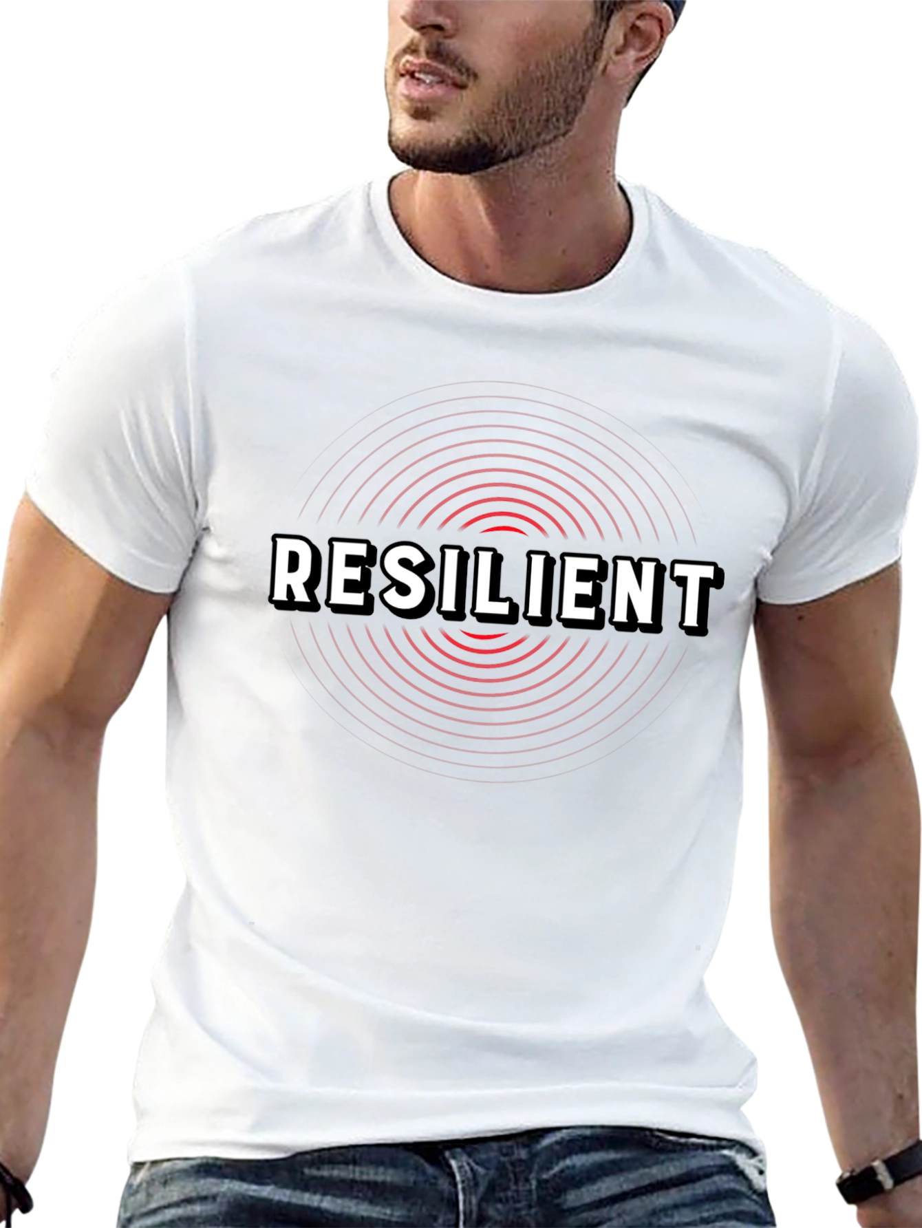 Resilient Graphic Tee - Black Comfort Fit