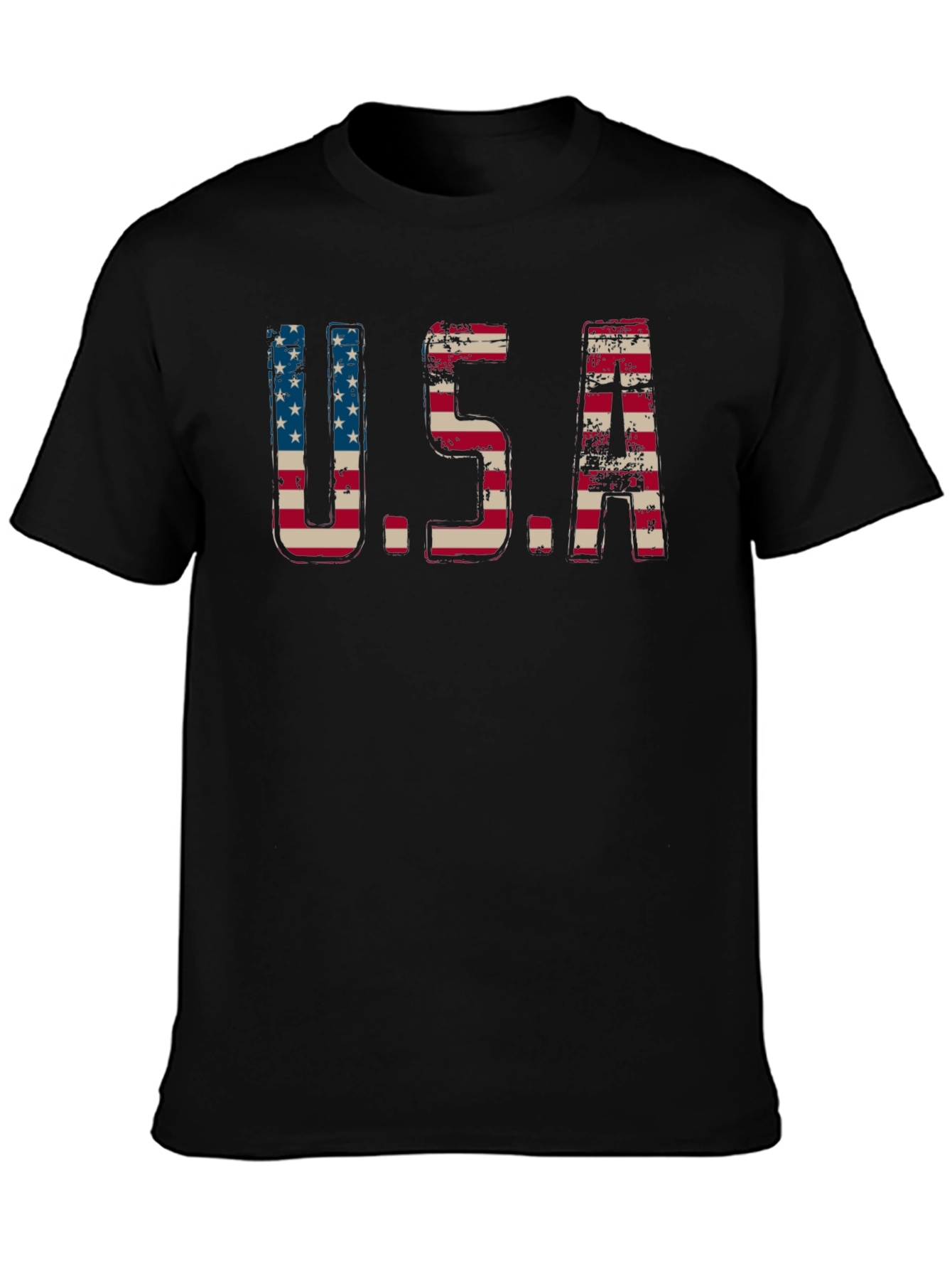 USA Flag Graphic T-Shirt