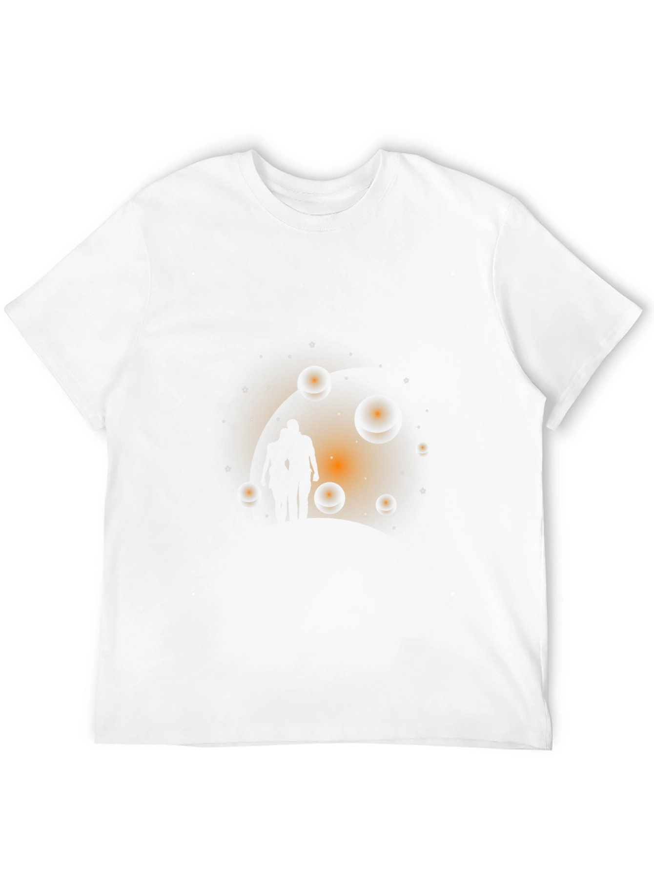 Astral Traveler Graphic Tee - Black Cotton T-Shirt