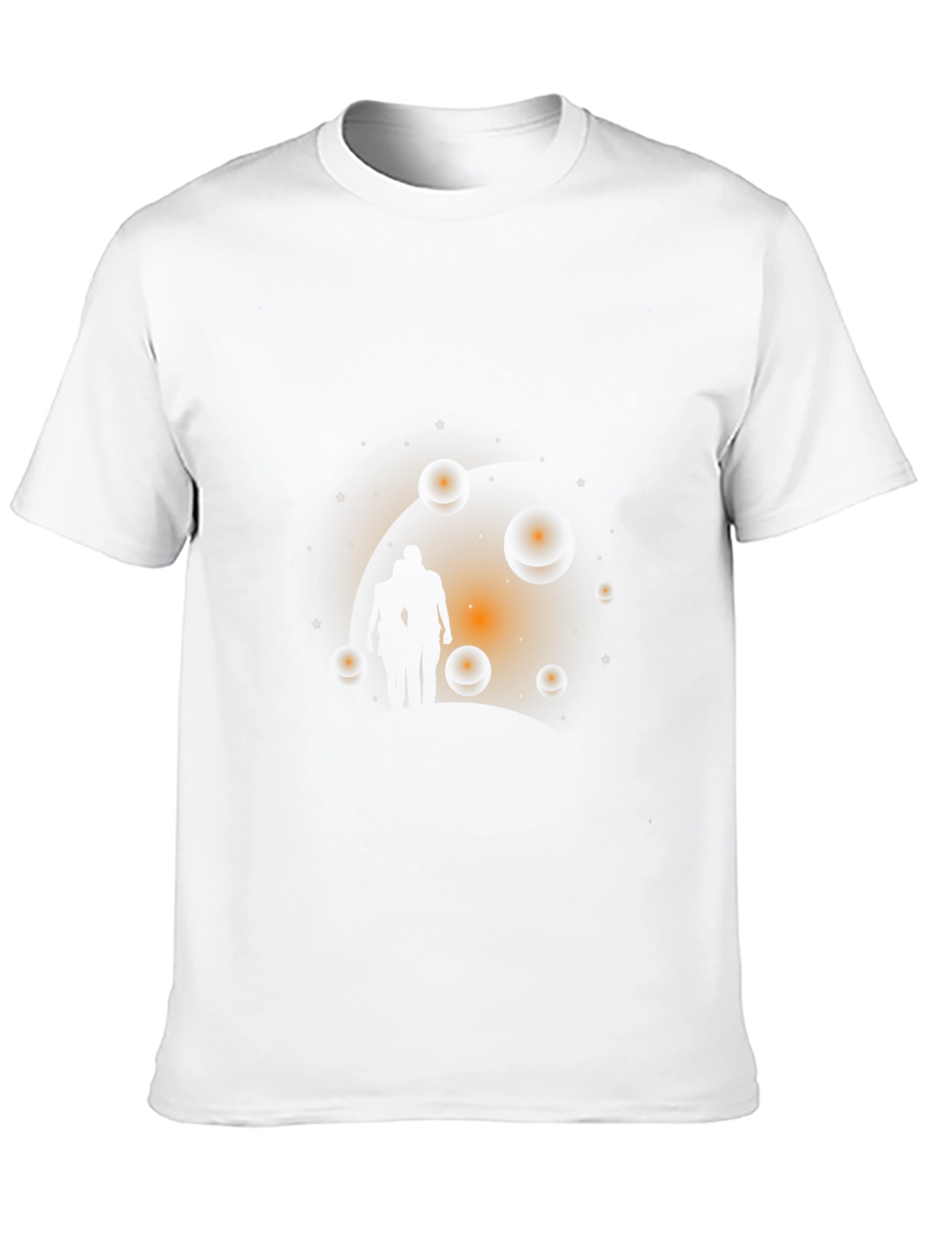 Astral Traveler Graphic Tee - Black Cotton T-Shirt