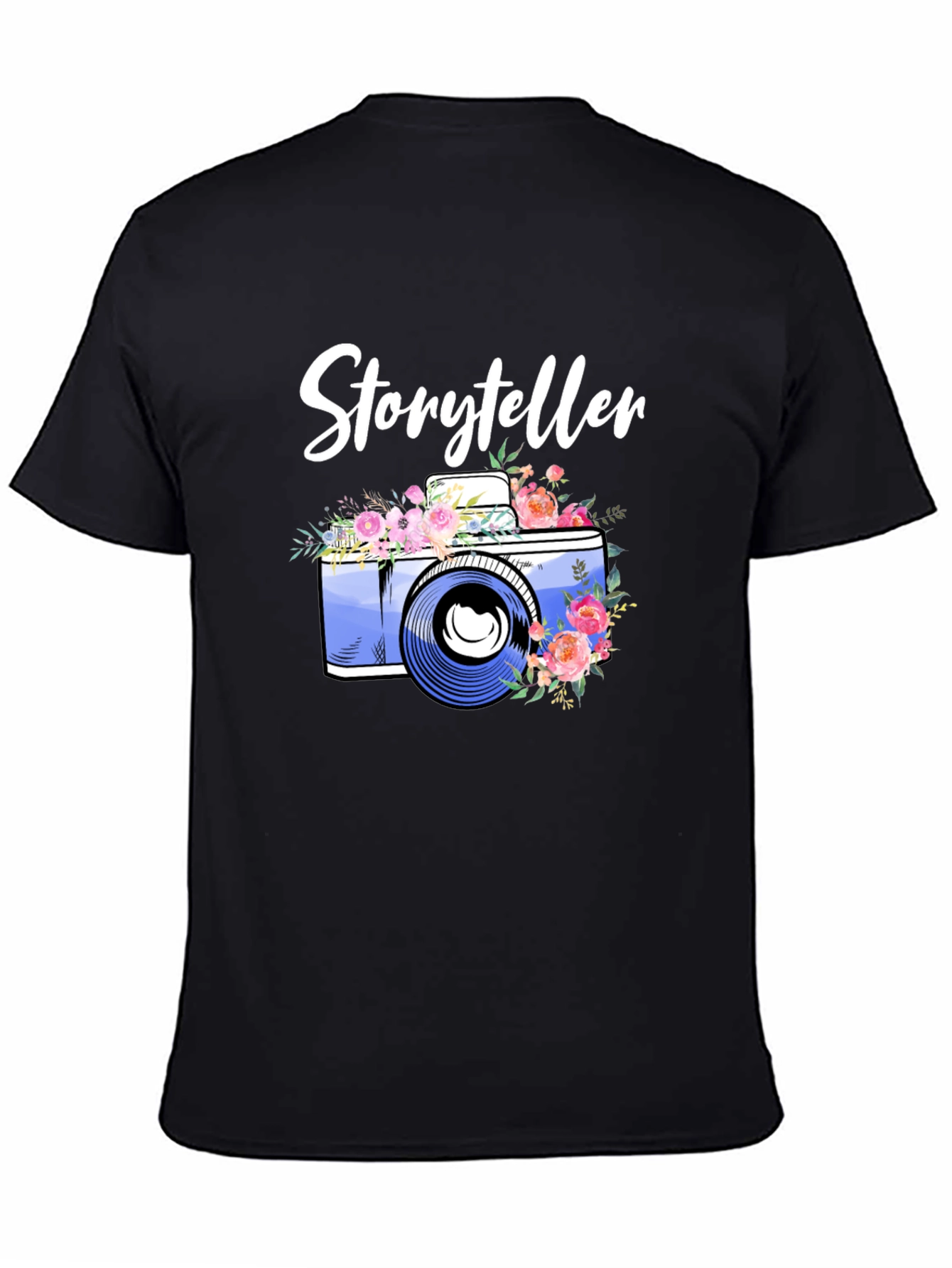 Storyteller Camera Floral Graphic Tee